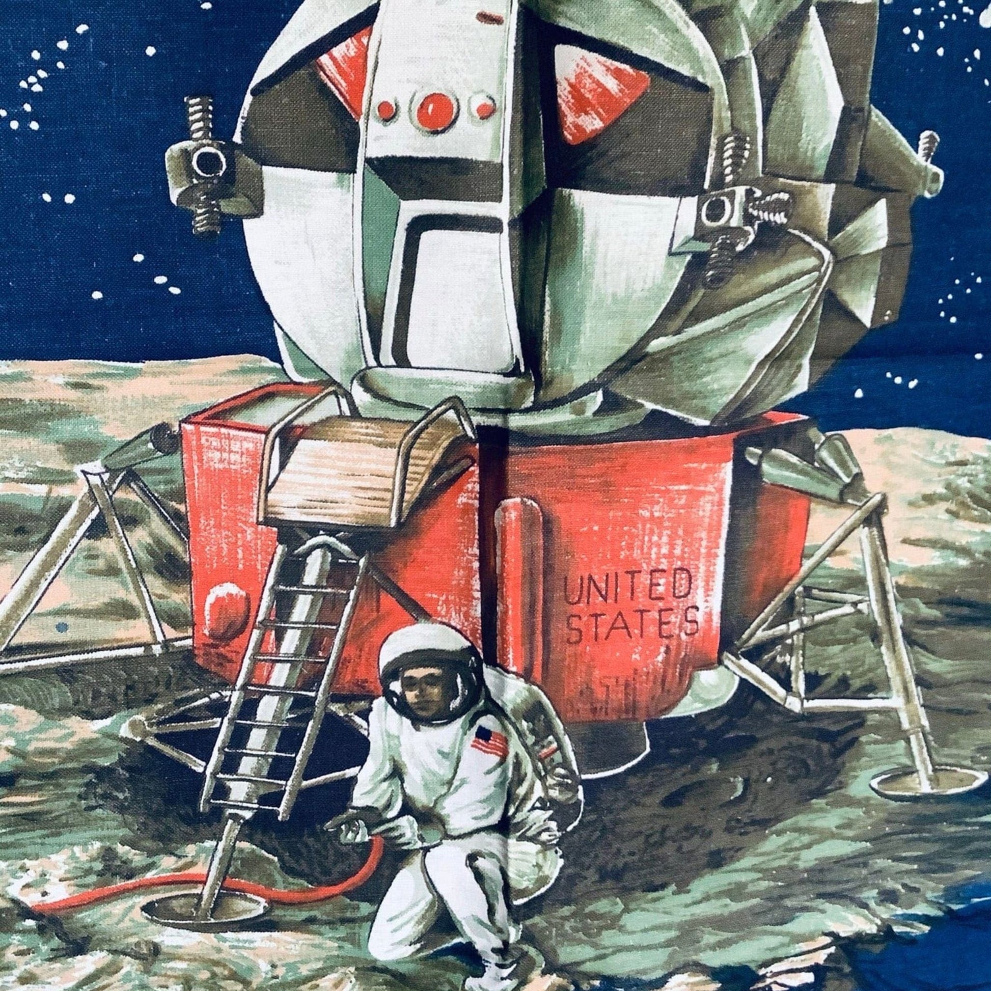 Moon Landing Fabric