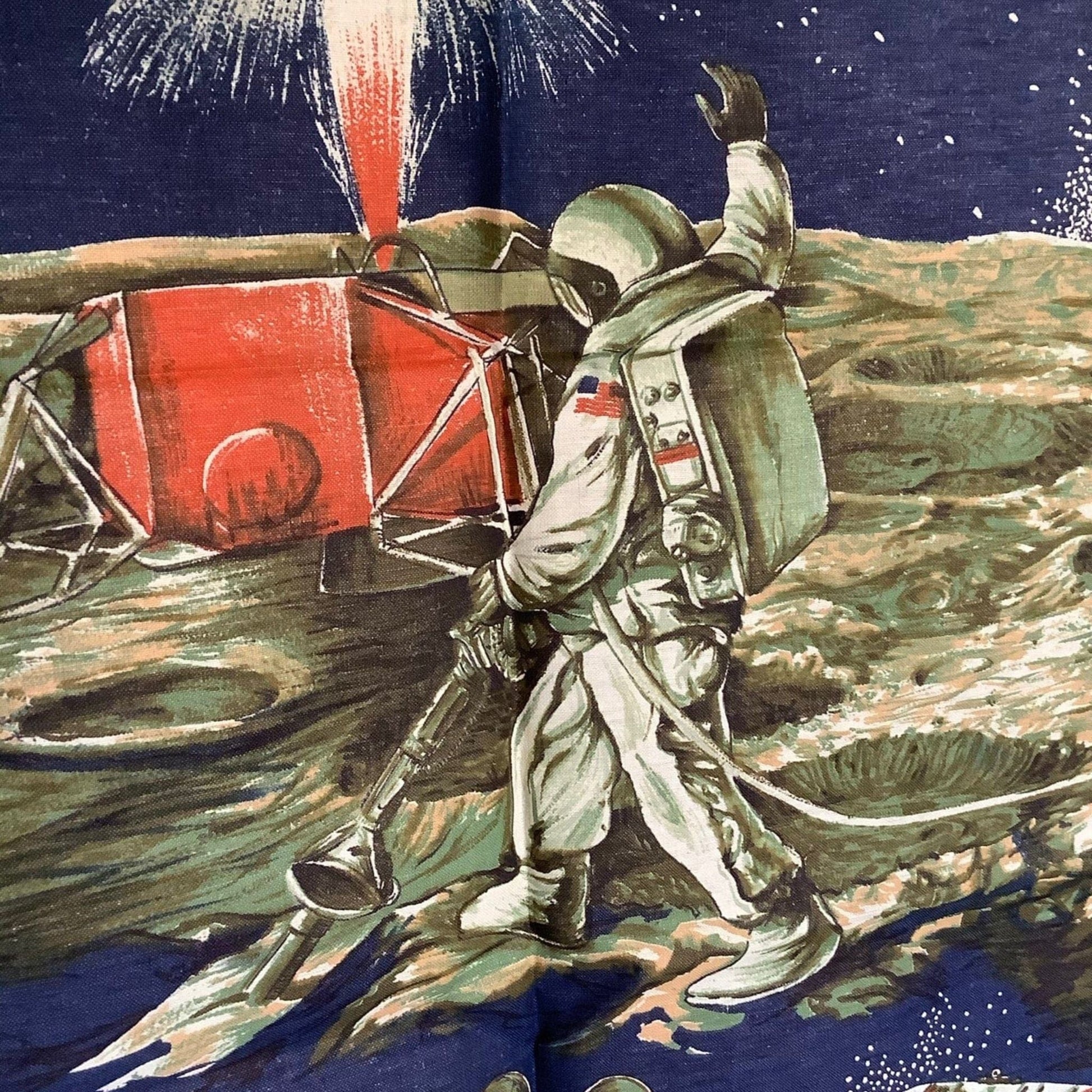 Moon Landing Fabric