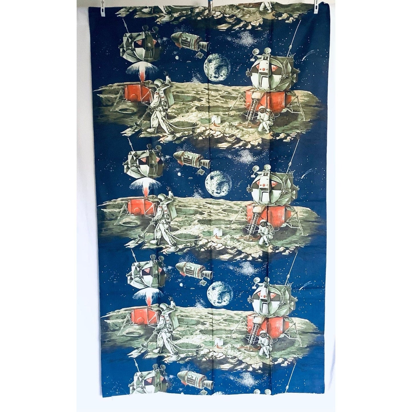 Moon Landing Fabric