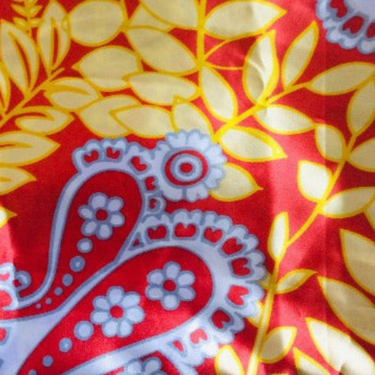 Multicolor Satin Fabric