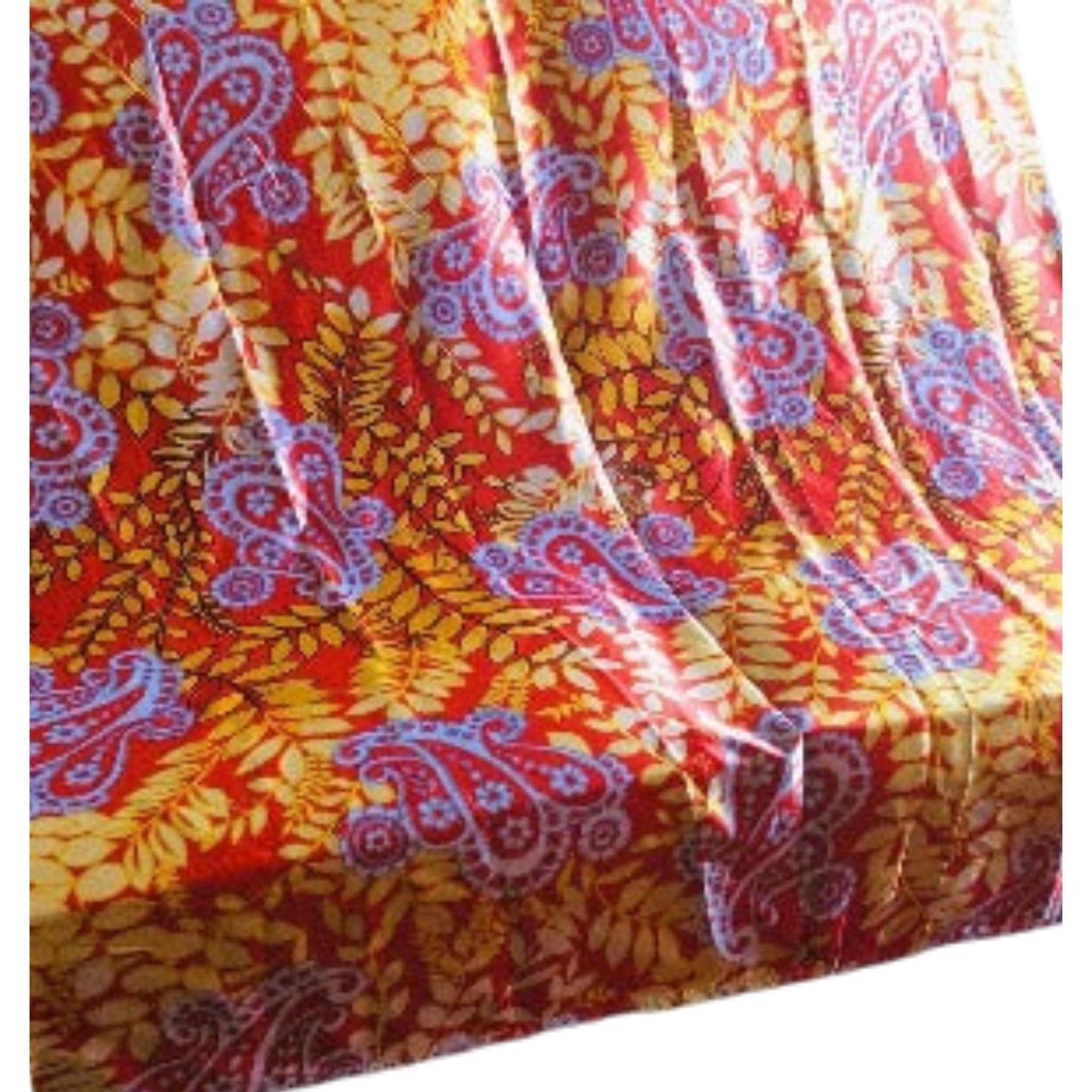 Multicolor Satin Fabric