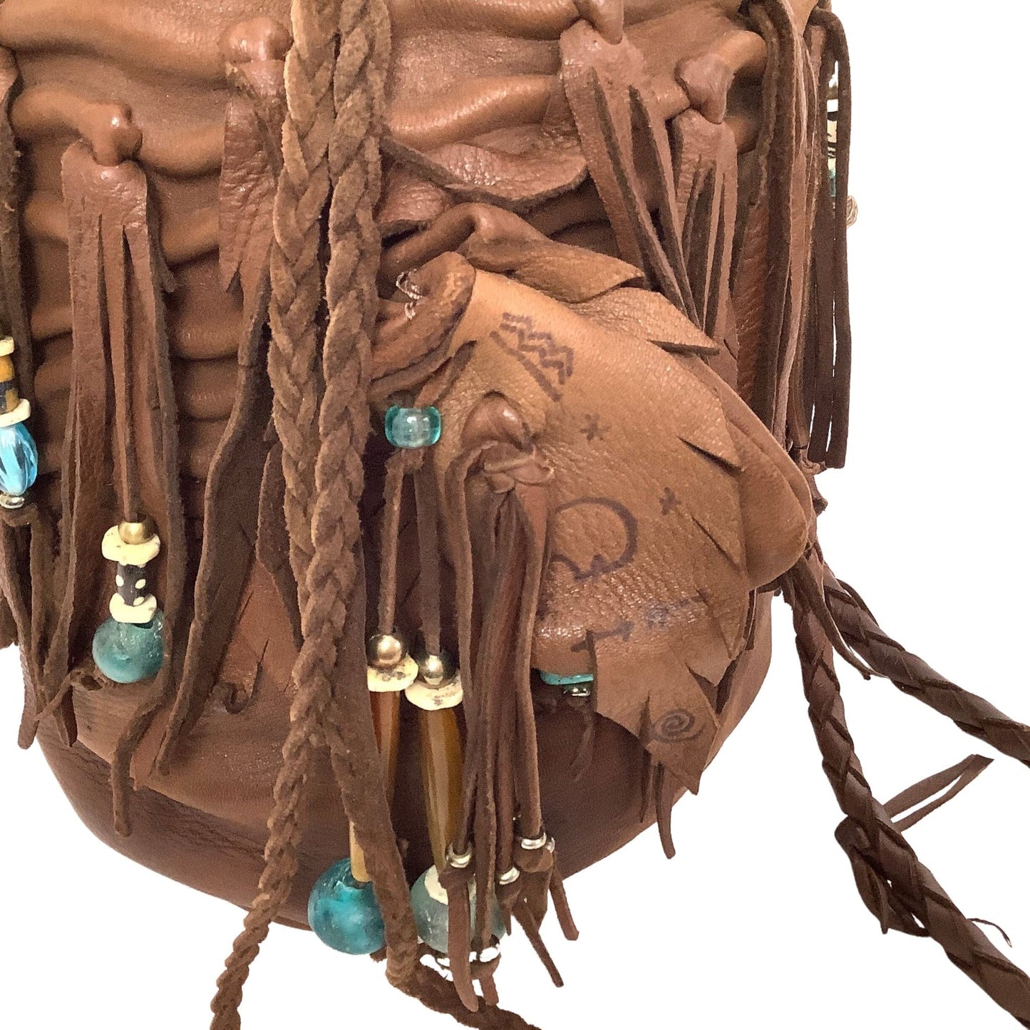 Native American Fringed Bag