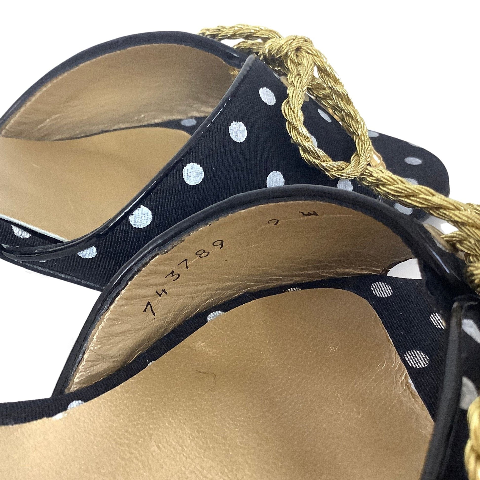 Nautical Polka Dot Heels