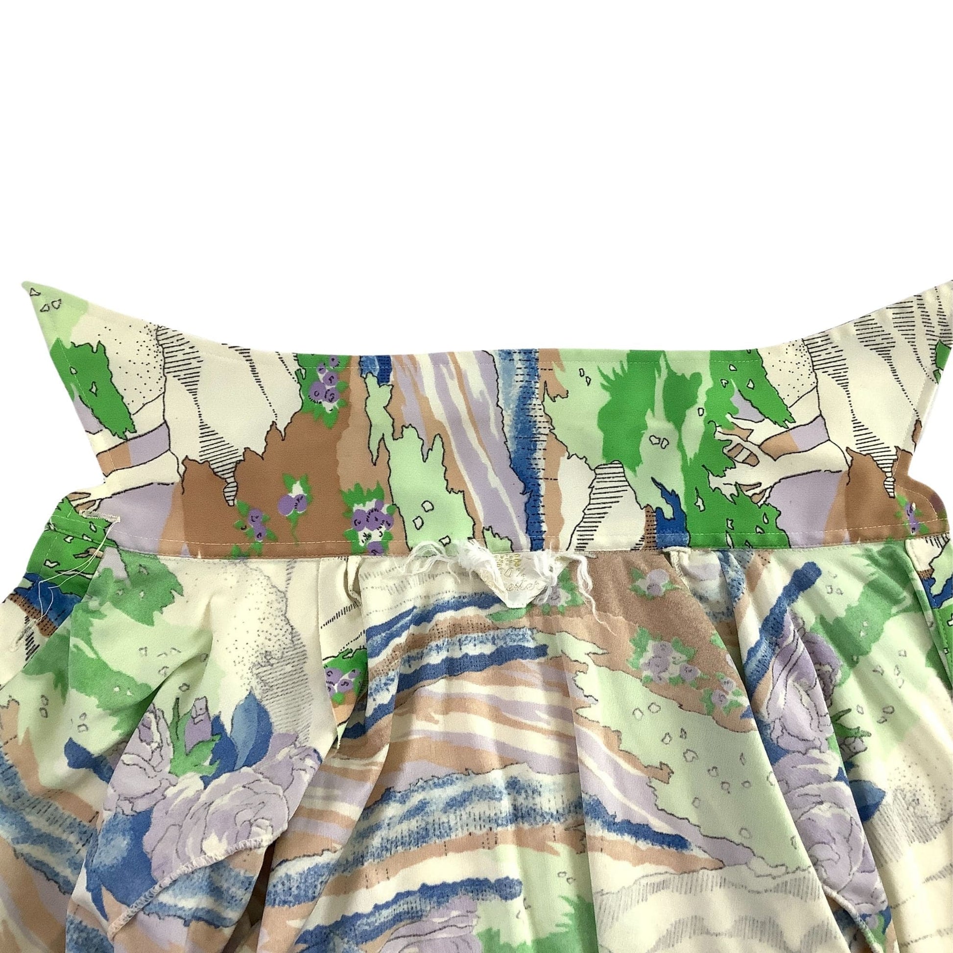 Vintage 1970s Fashion Novelty Disco Blouse