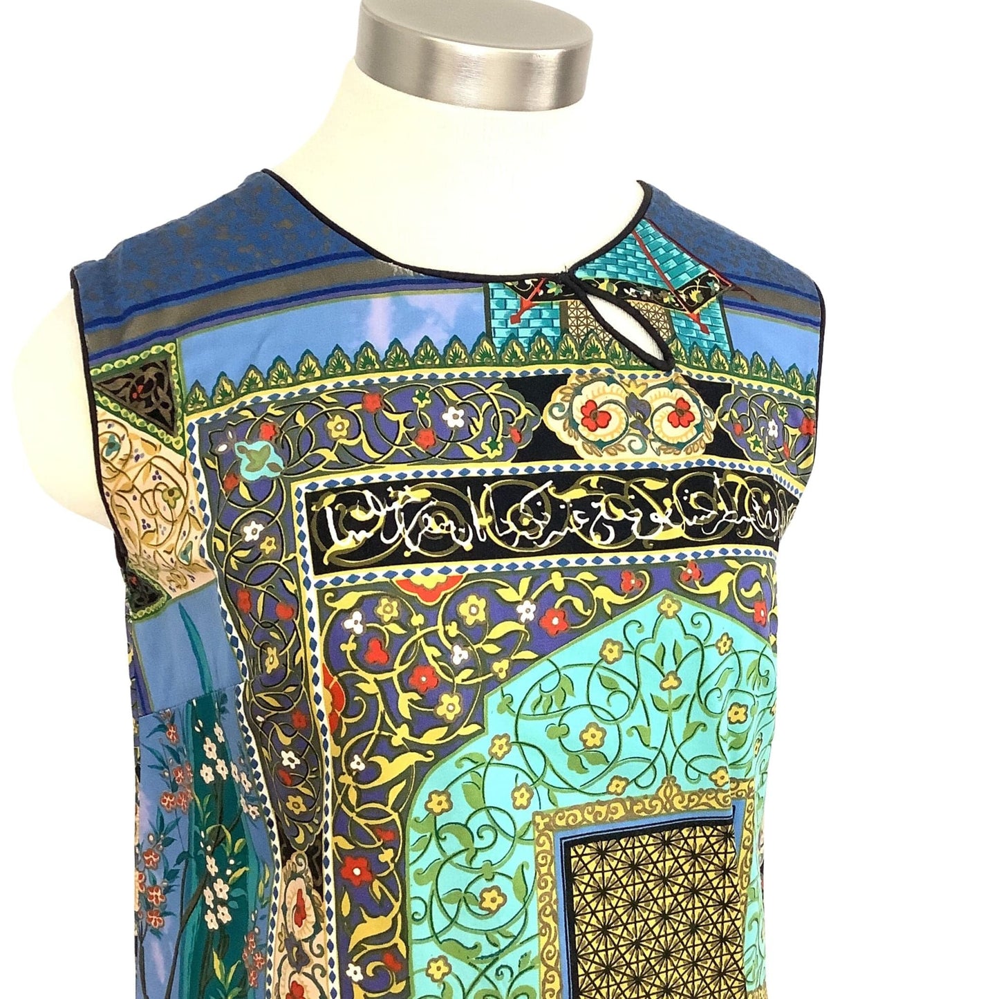 Novelty Sleeveless Tunic - Vintage 1960s Flair of Miami