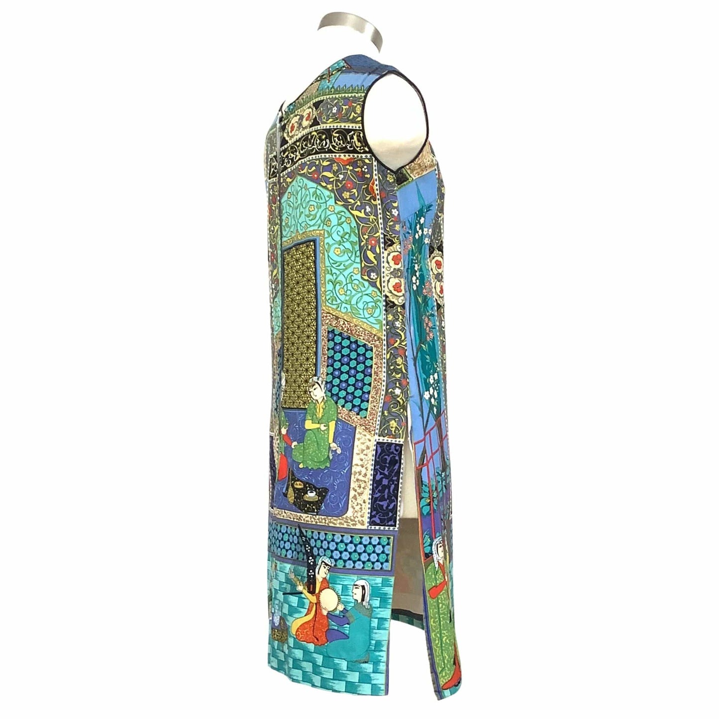 Novelty Sleeveless Tunic - Vintage 1960s Flair of Miami