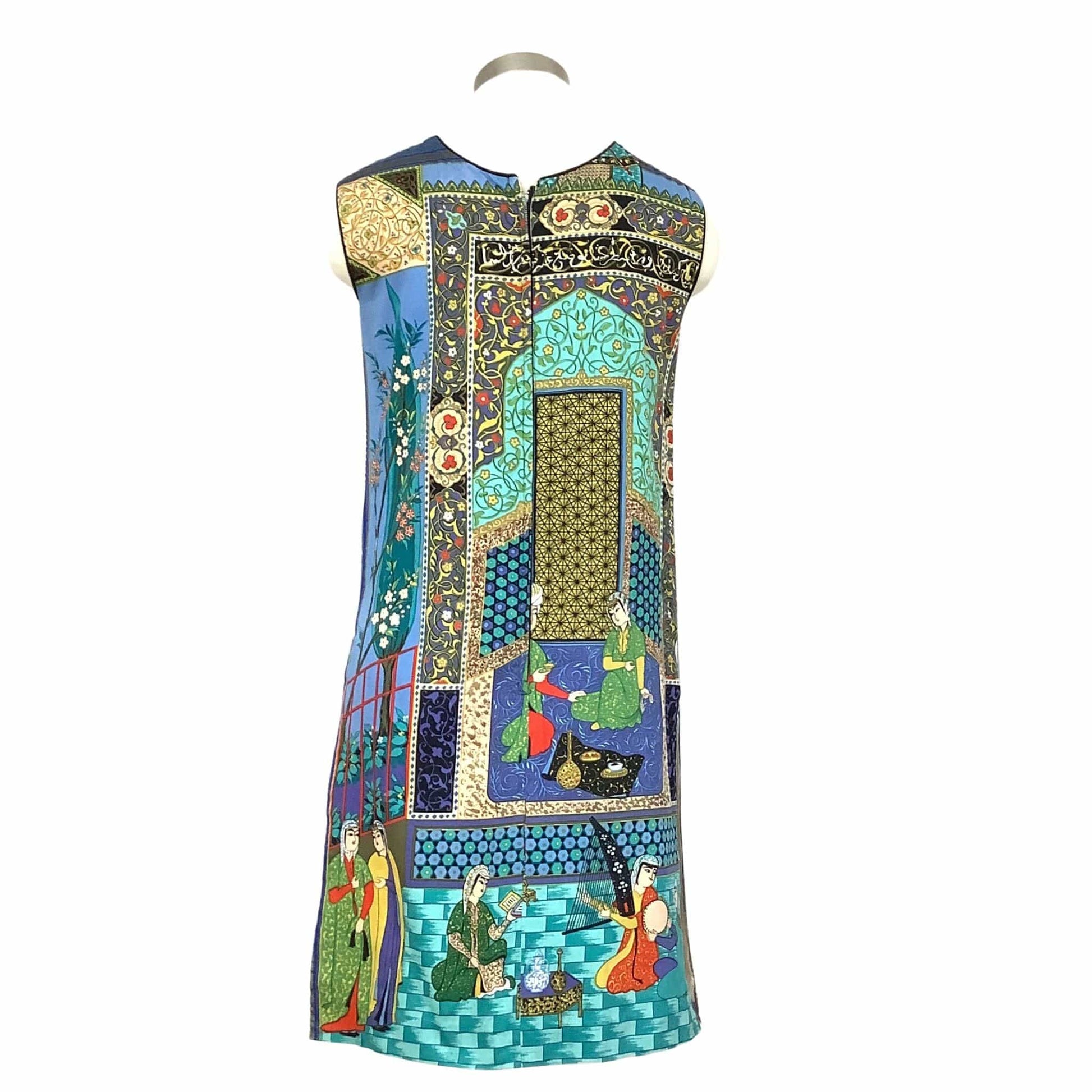 Novelty Sleeveless Tunic - Vintage 1960s Flair of Miami