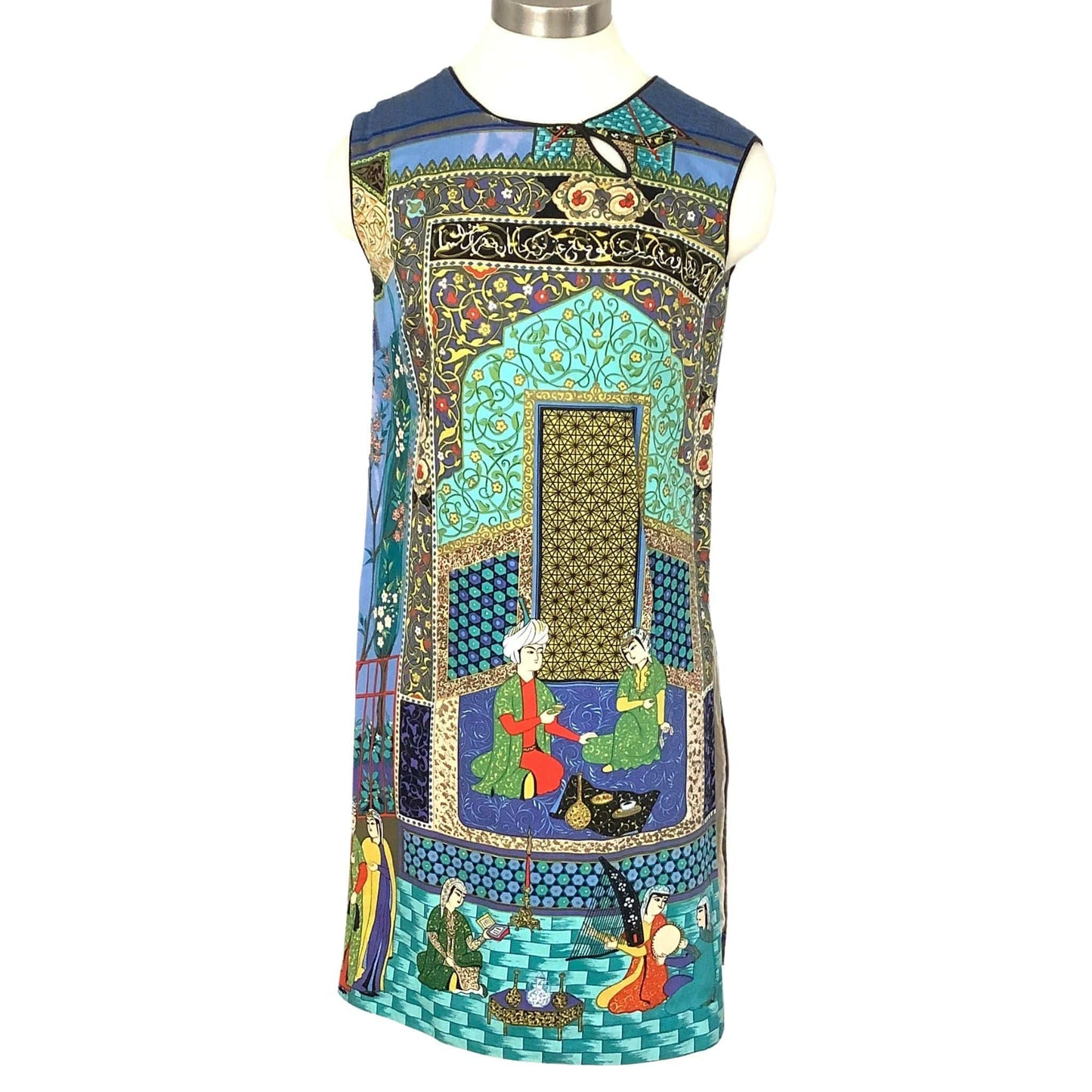 Novelty Sleeveless Tunic - Vintage 1960s Flair of Miami