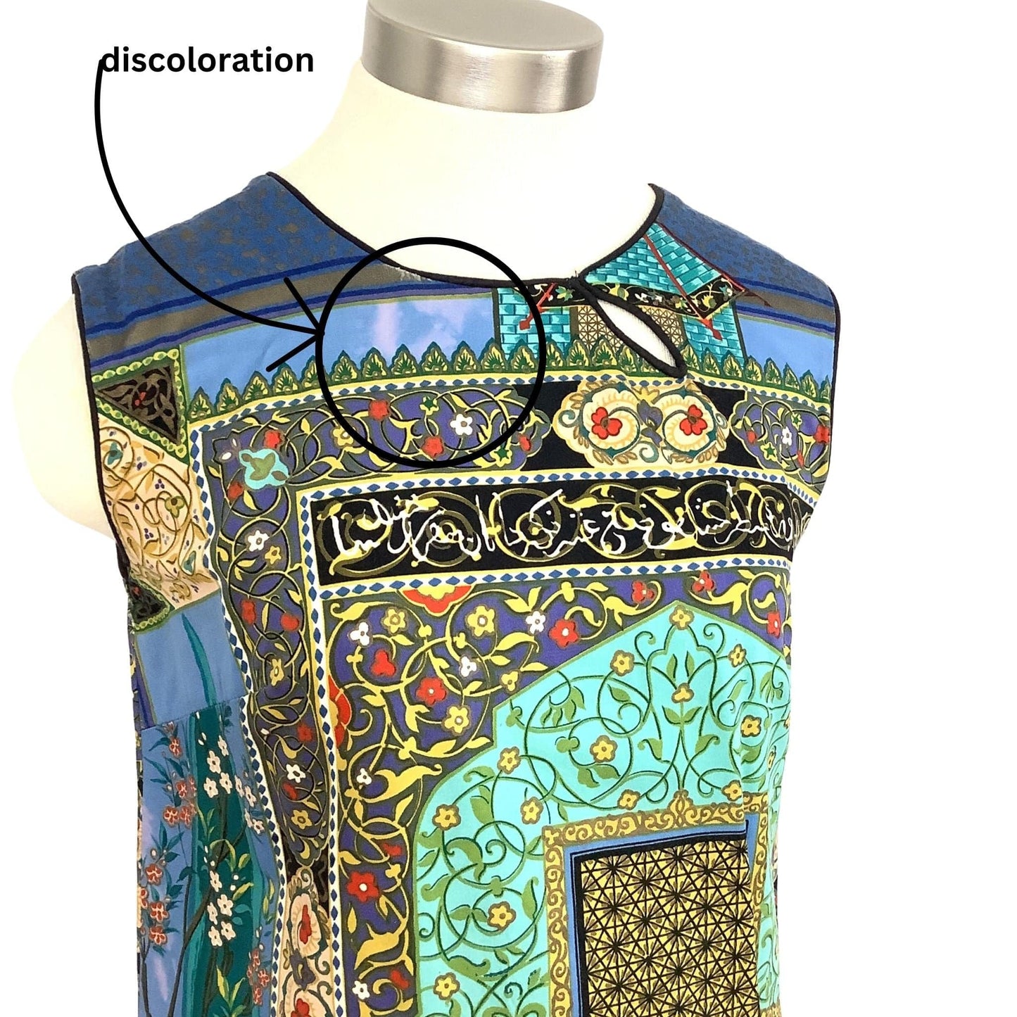 Novelty Sleeveless Tunic - Vintage 1960s Flair of Miami