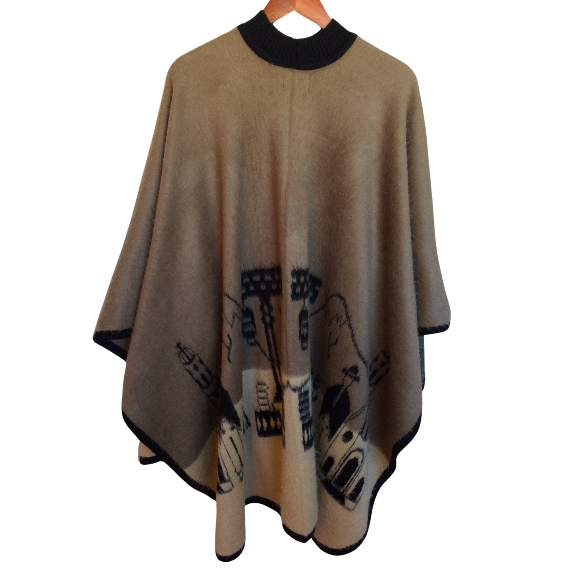 Novelty Wool Poncho