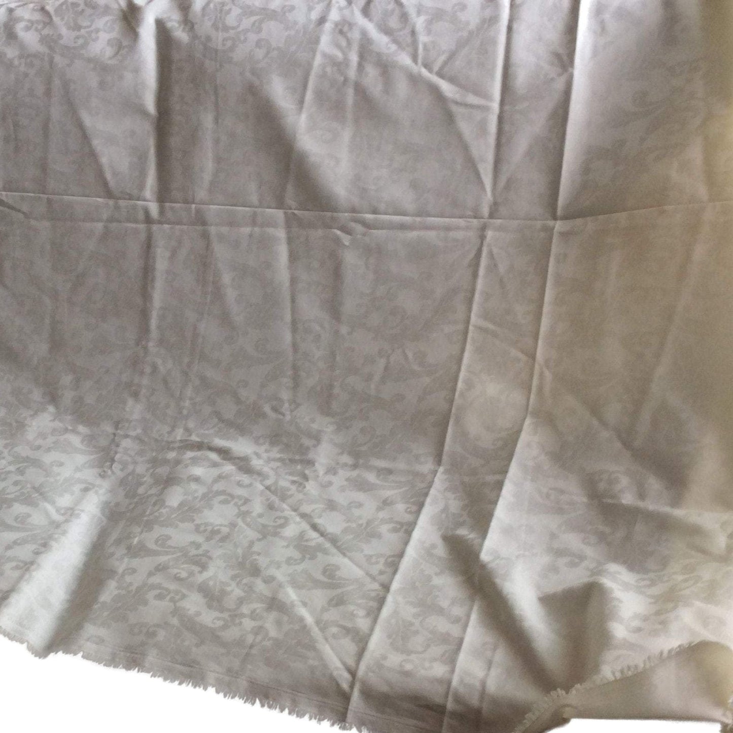 Off White Brocade Fabric