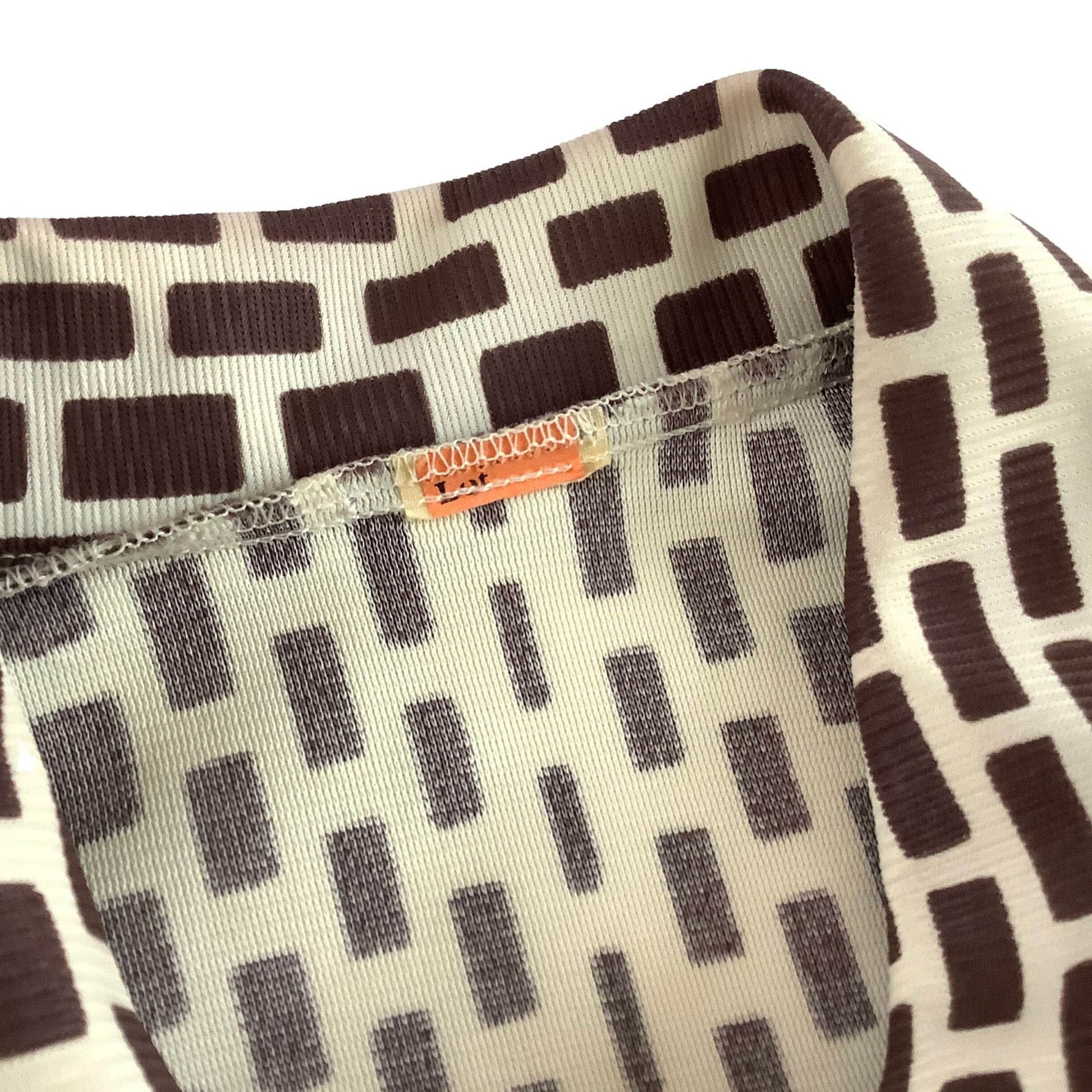 Vintage 1970s Mod Top - Op Art Vintage Blouse