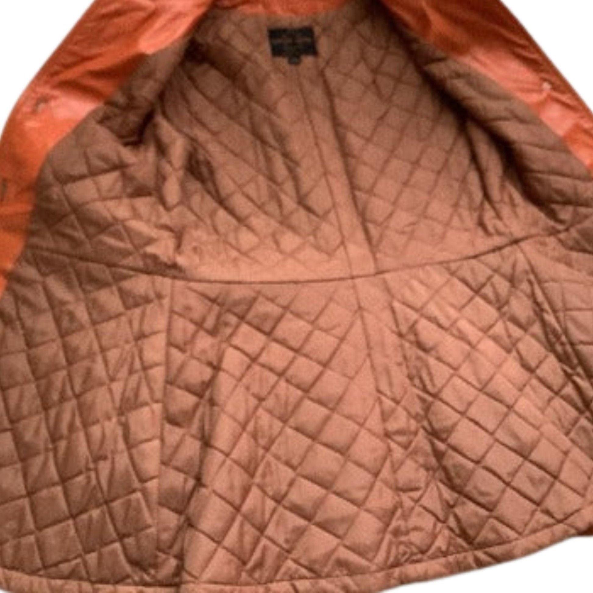 Orange Leather Jacket