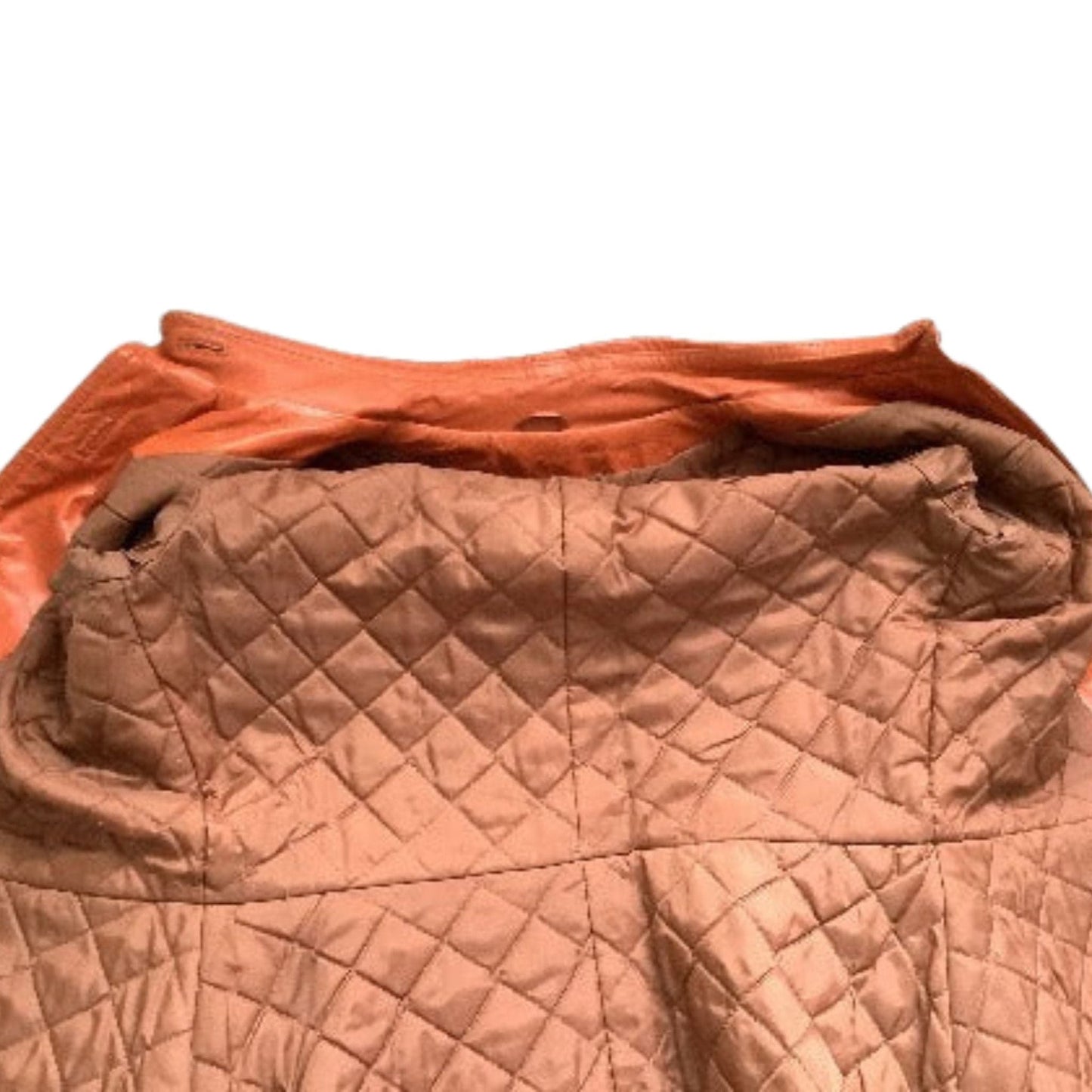 Orange Leather Jacket