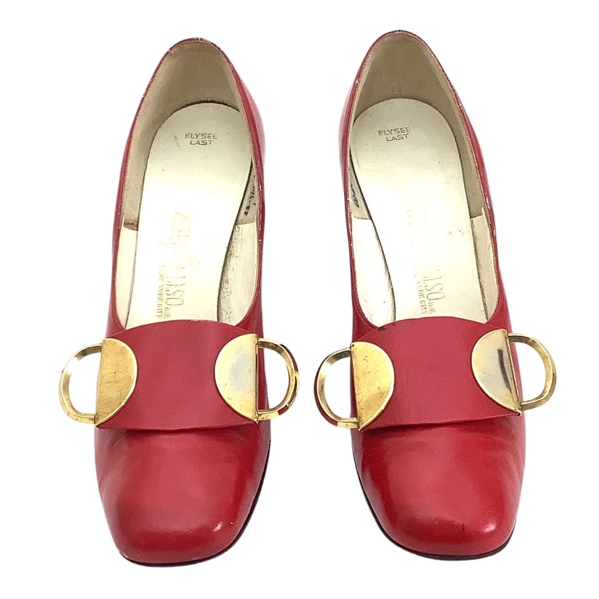 Palter Deliso Red Pumps