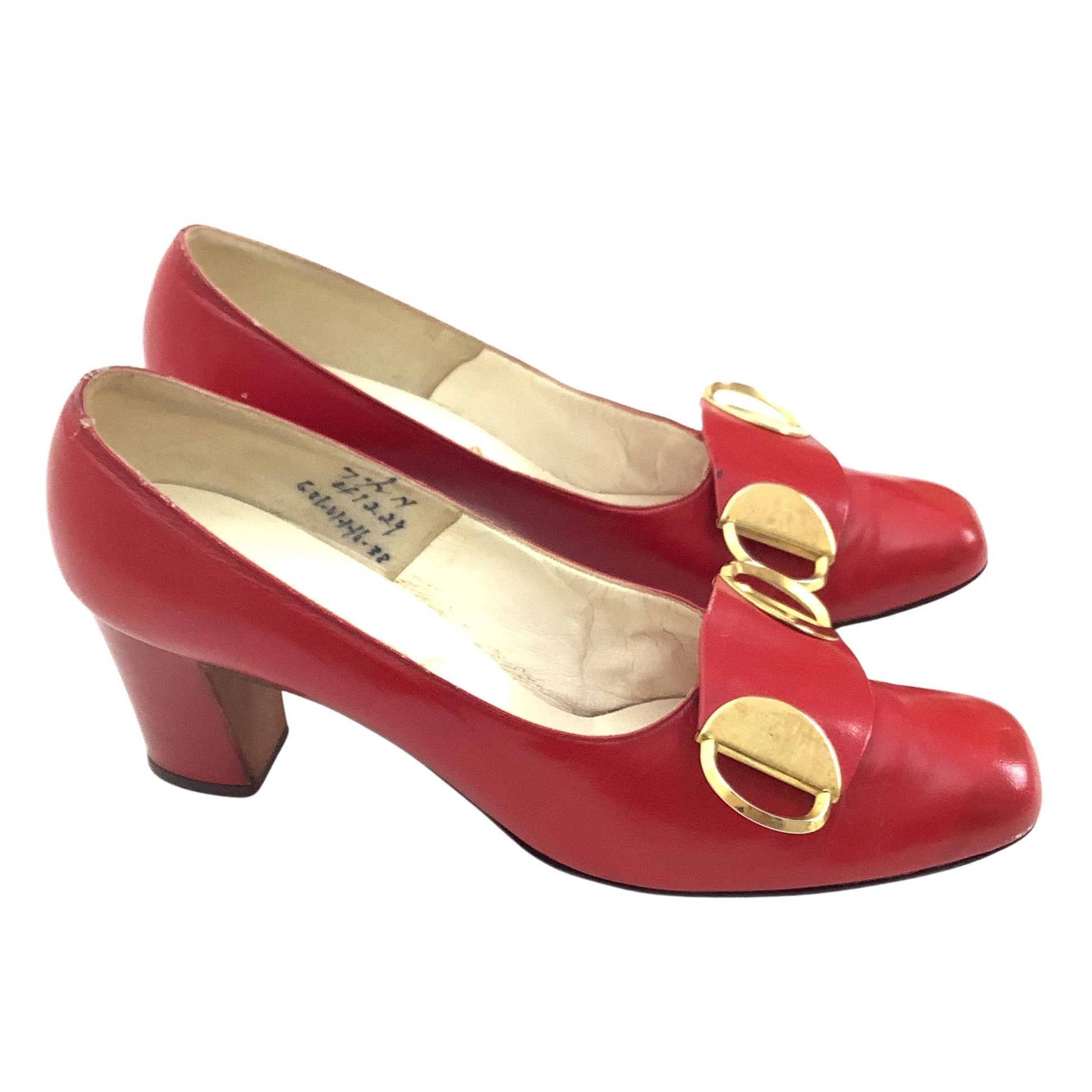 Palter Deliso Red Pumps