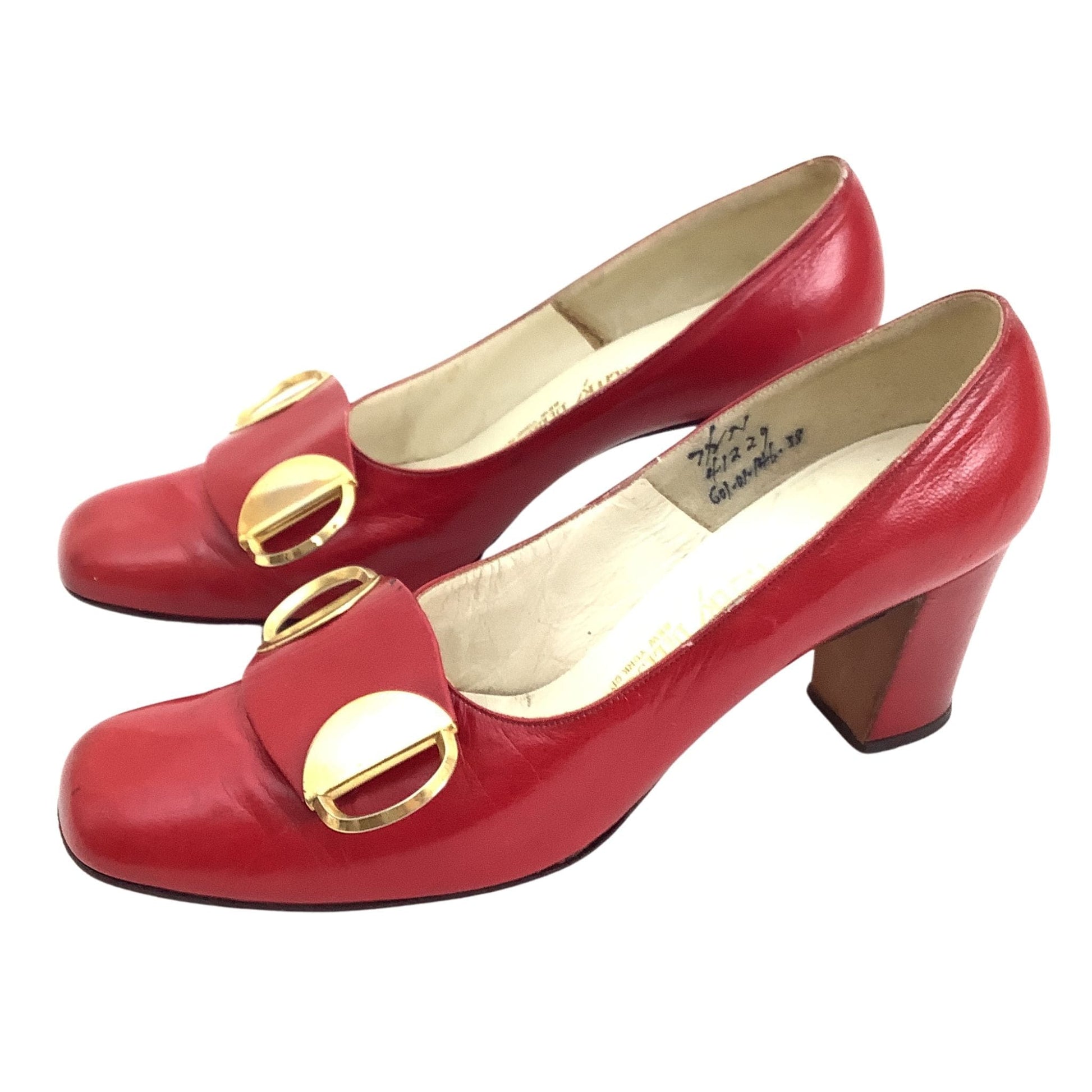 Palter Deliso Red Pumps