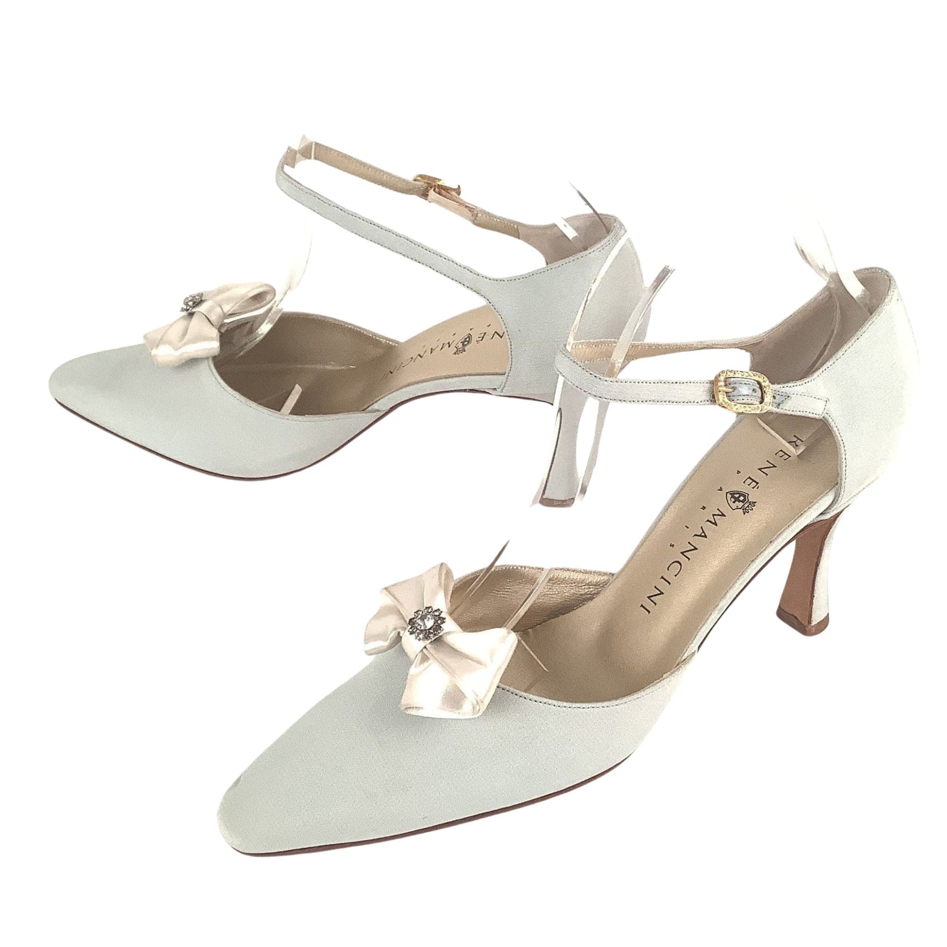 Pastel Blue Bridal Heels