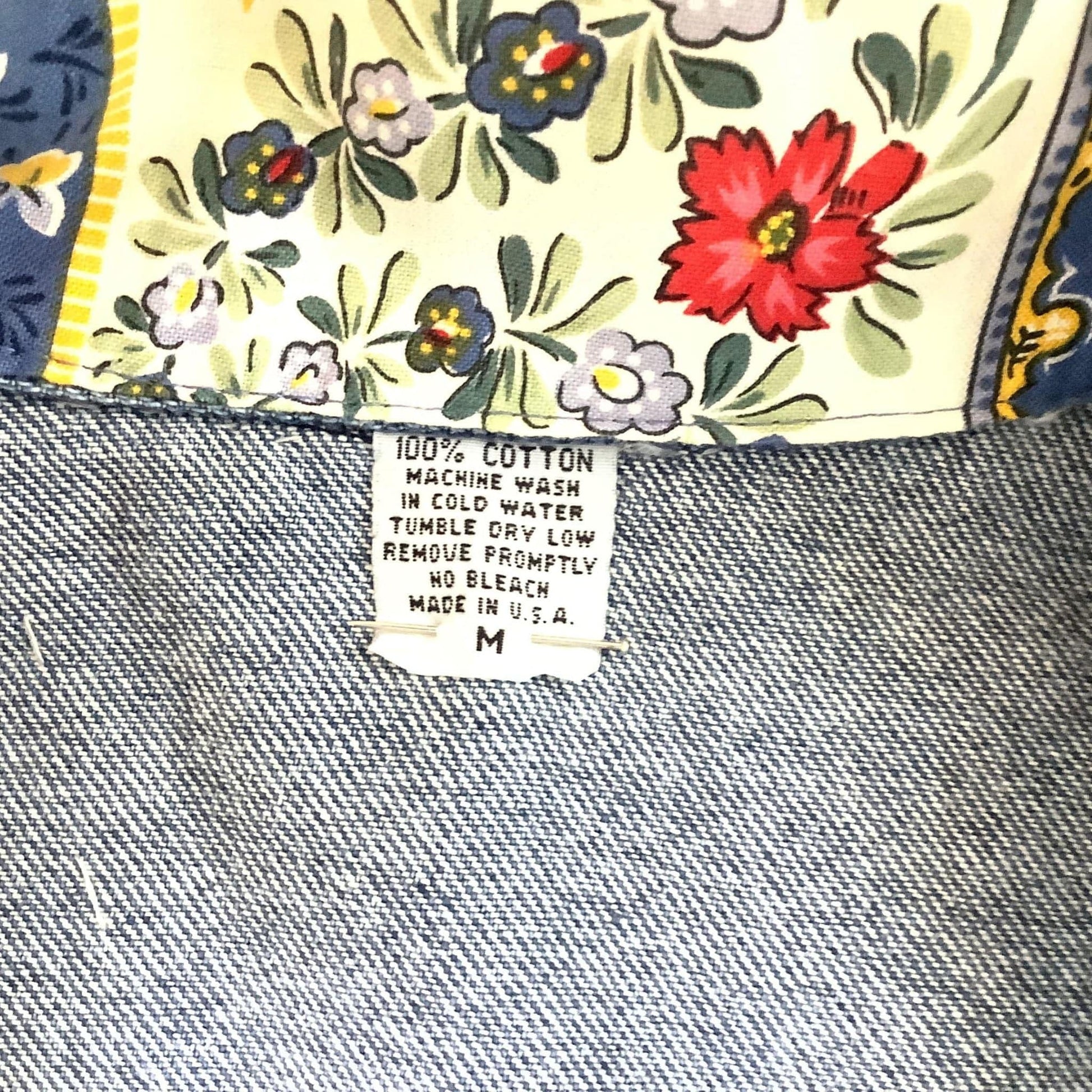 Patchwork Denim Vest