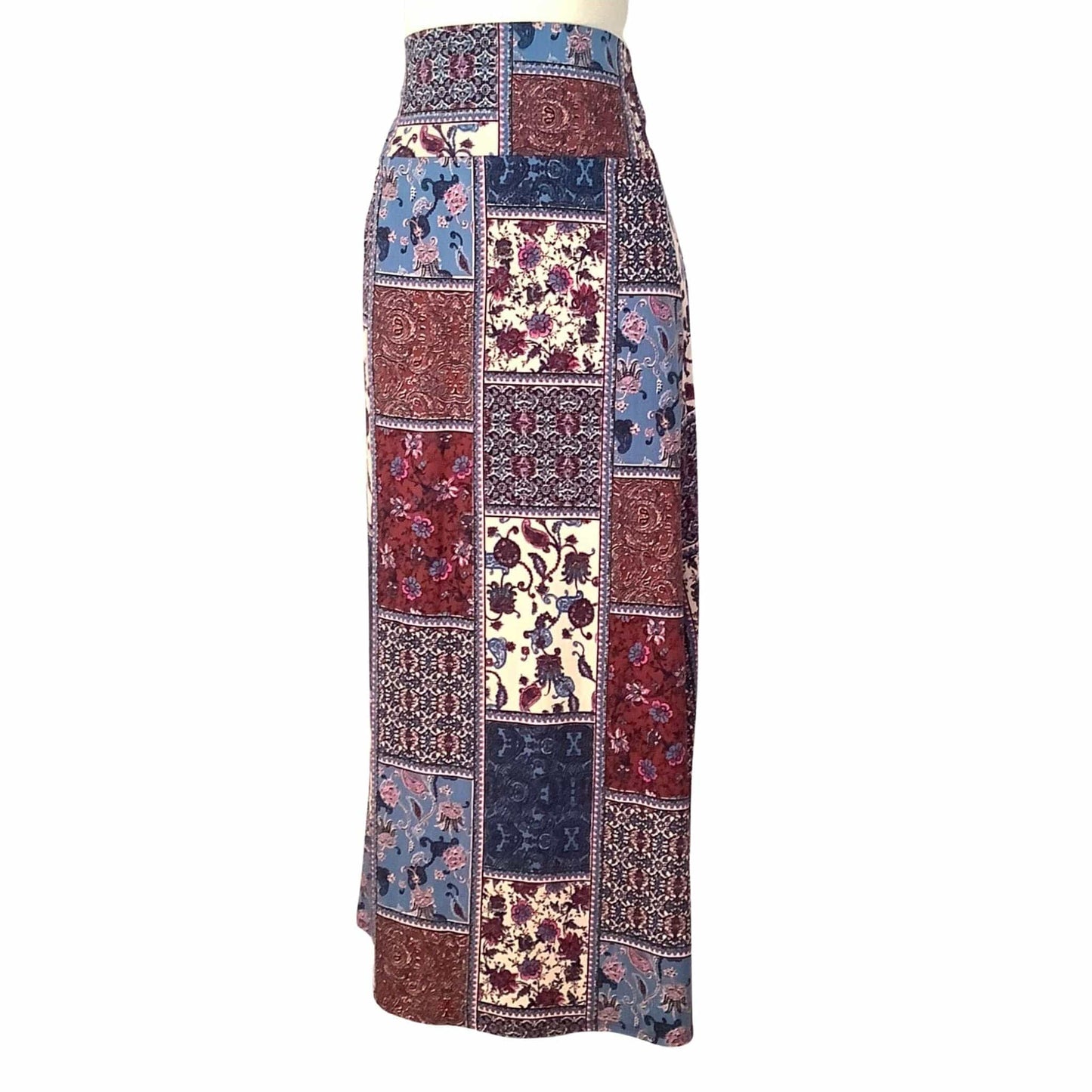 Patchwork Maxi Skirt