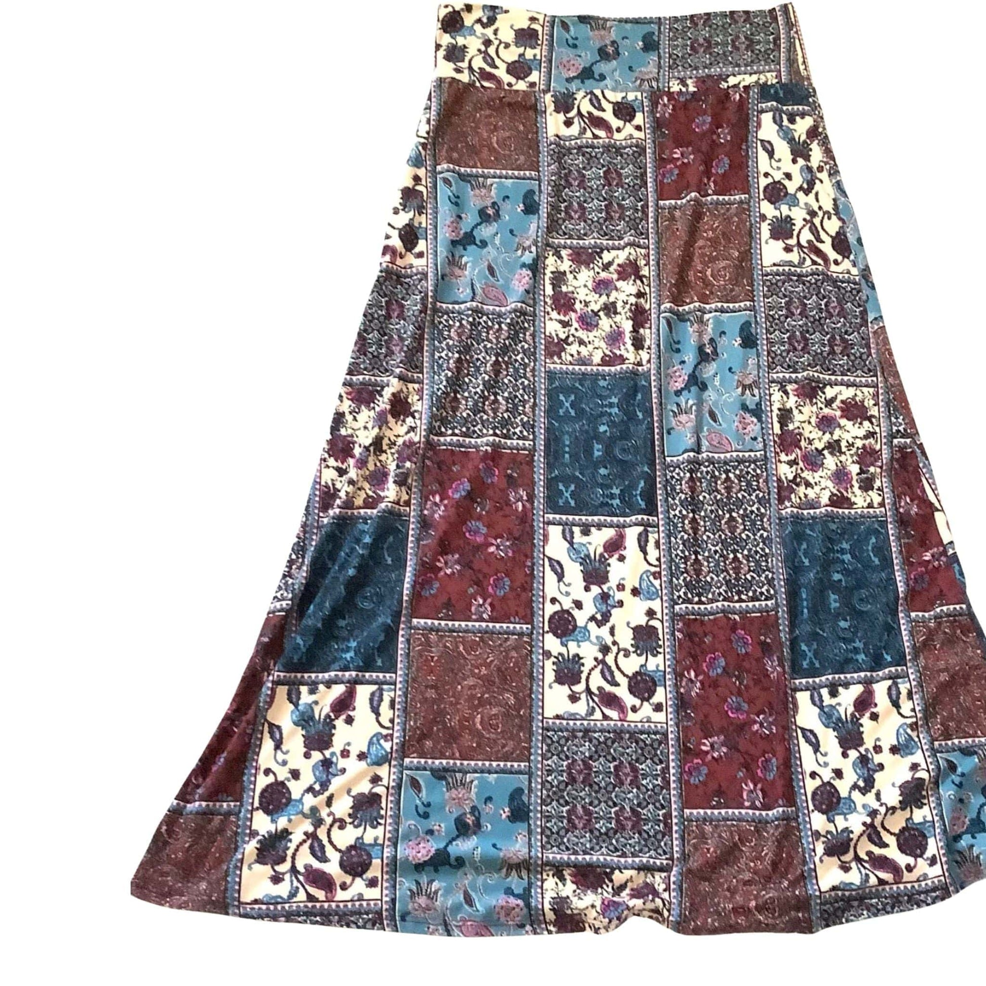 Patchwork Maxi Skirt