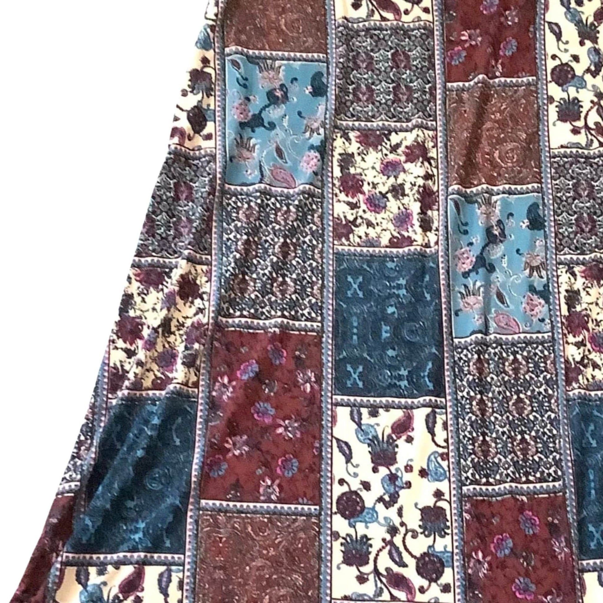 Patchwork Maxi Skirt