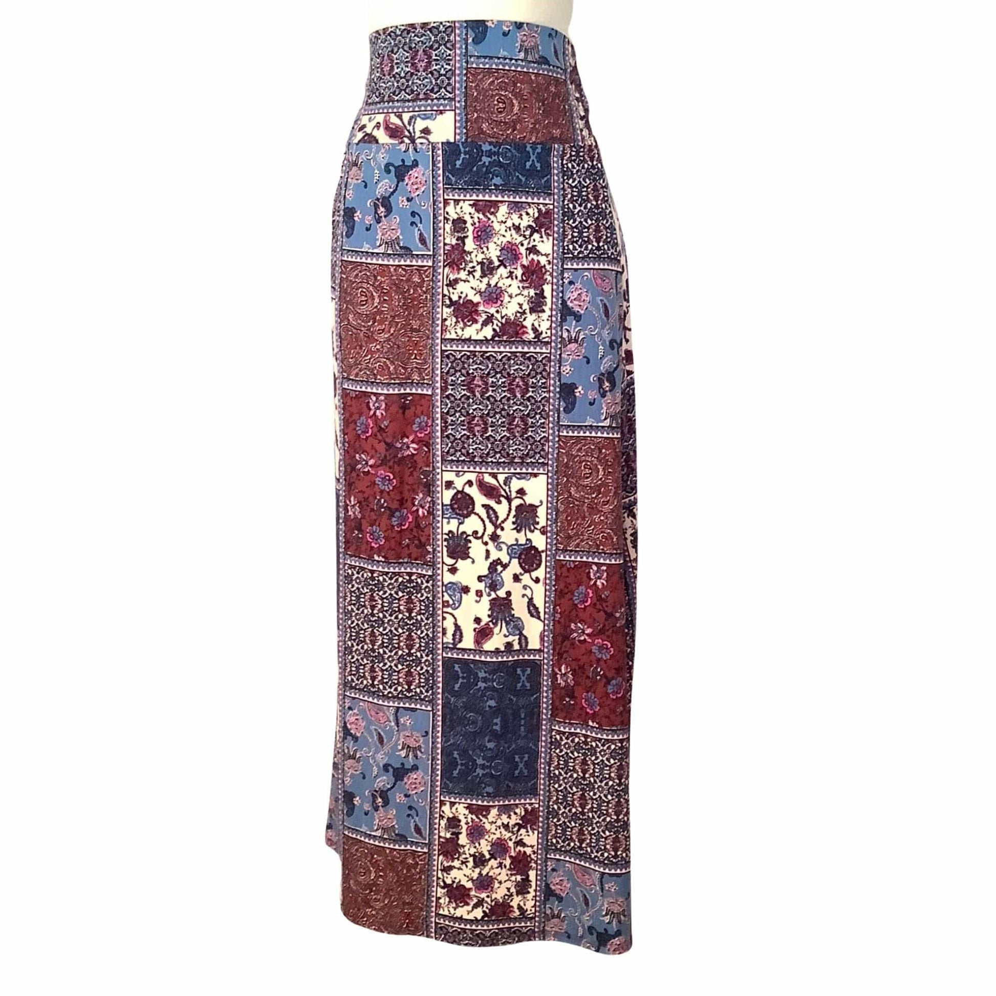 Patchwork Maxi Skirt