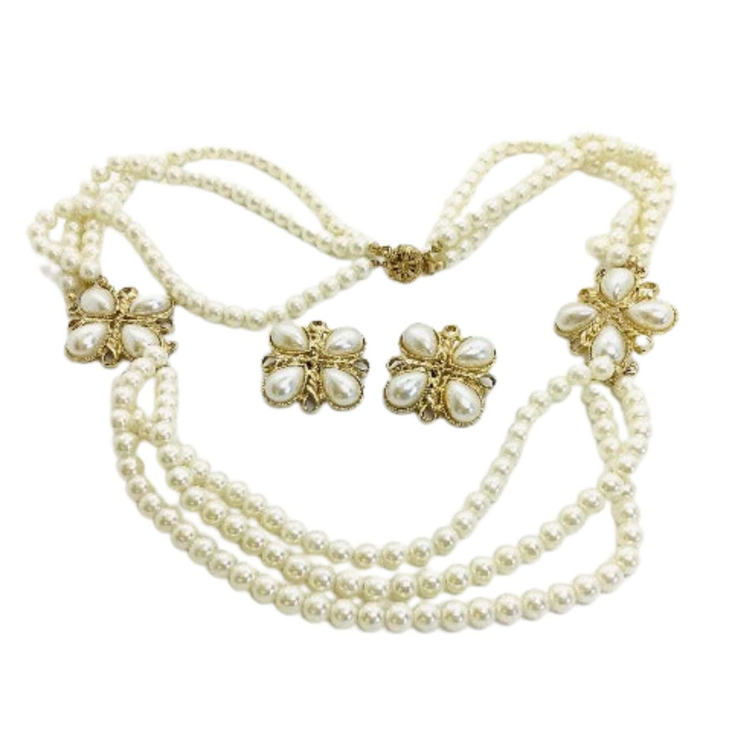 Pearl Necklace Set