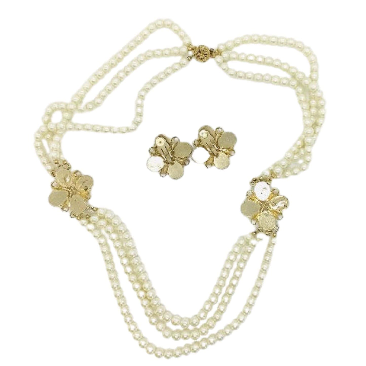 Pearl Necklace Set