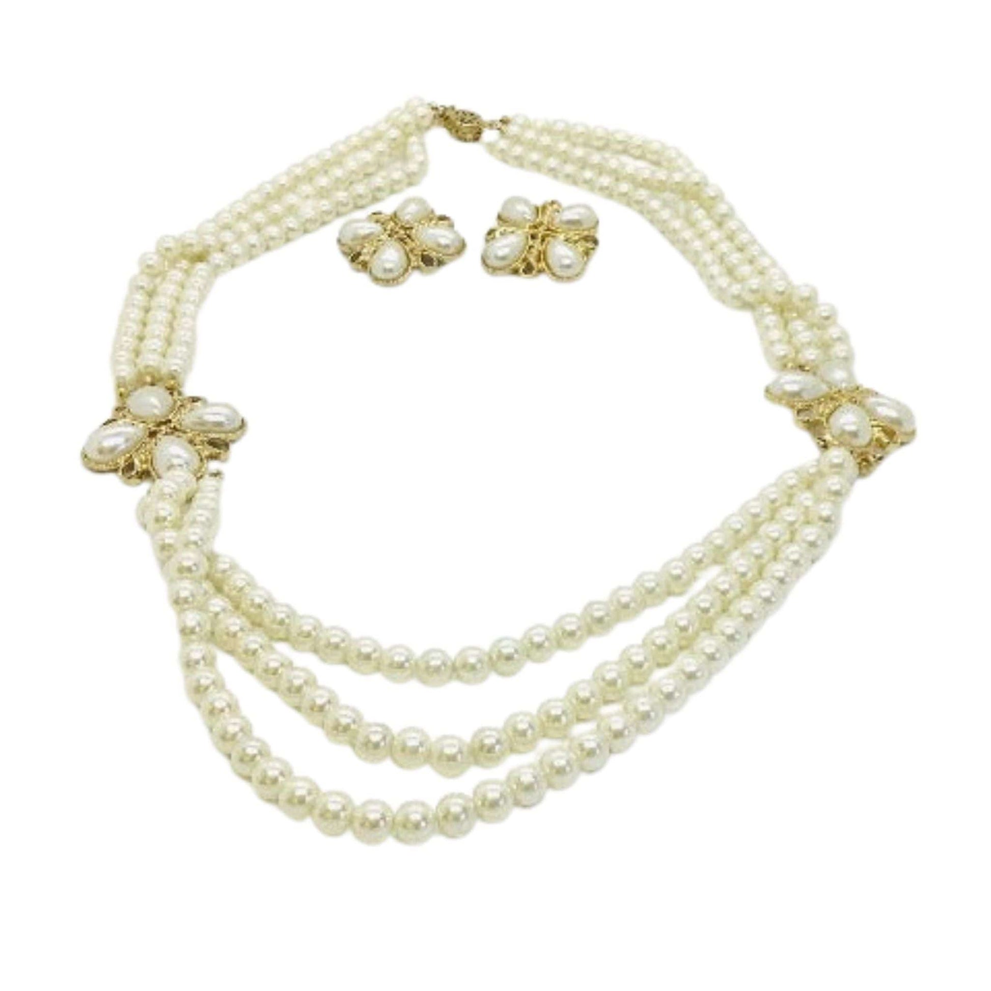 Pearl Necklace Set