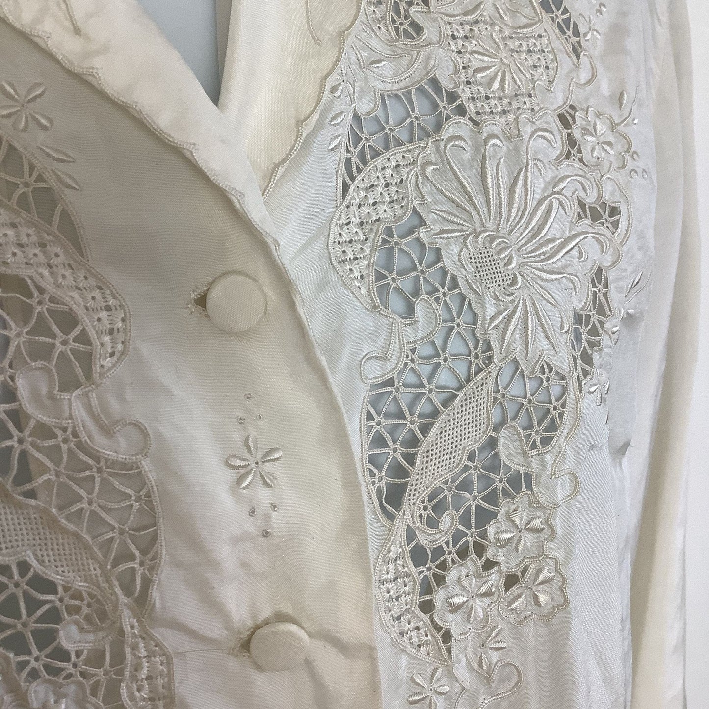 Silk Blouse Embroidered