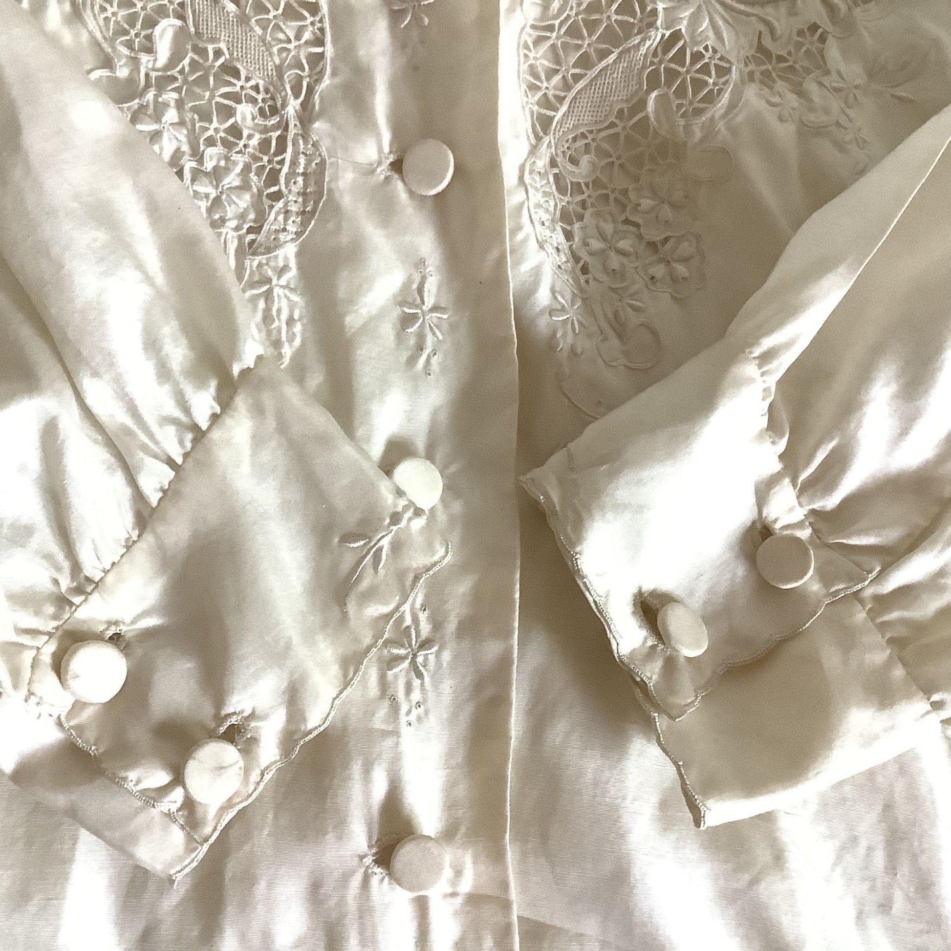 Silk Blouse Embroidered