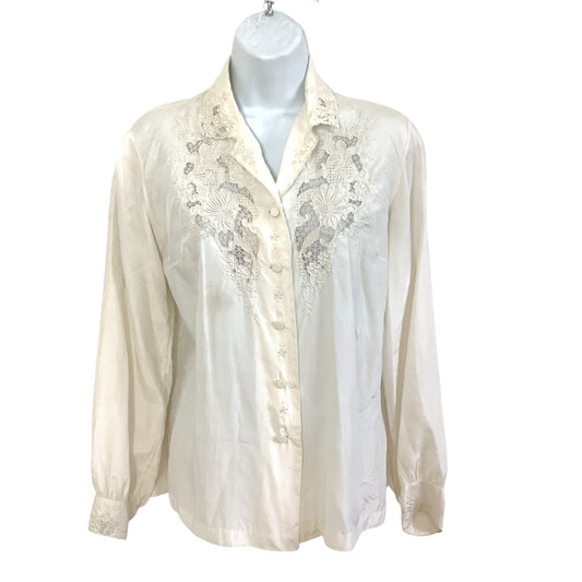 Silk Blouse Embroidered