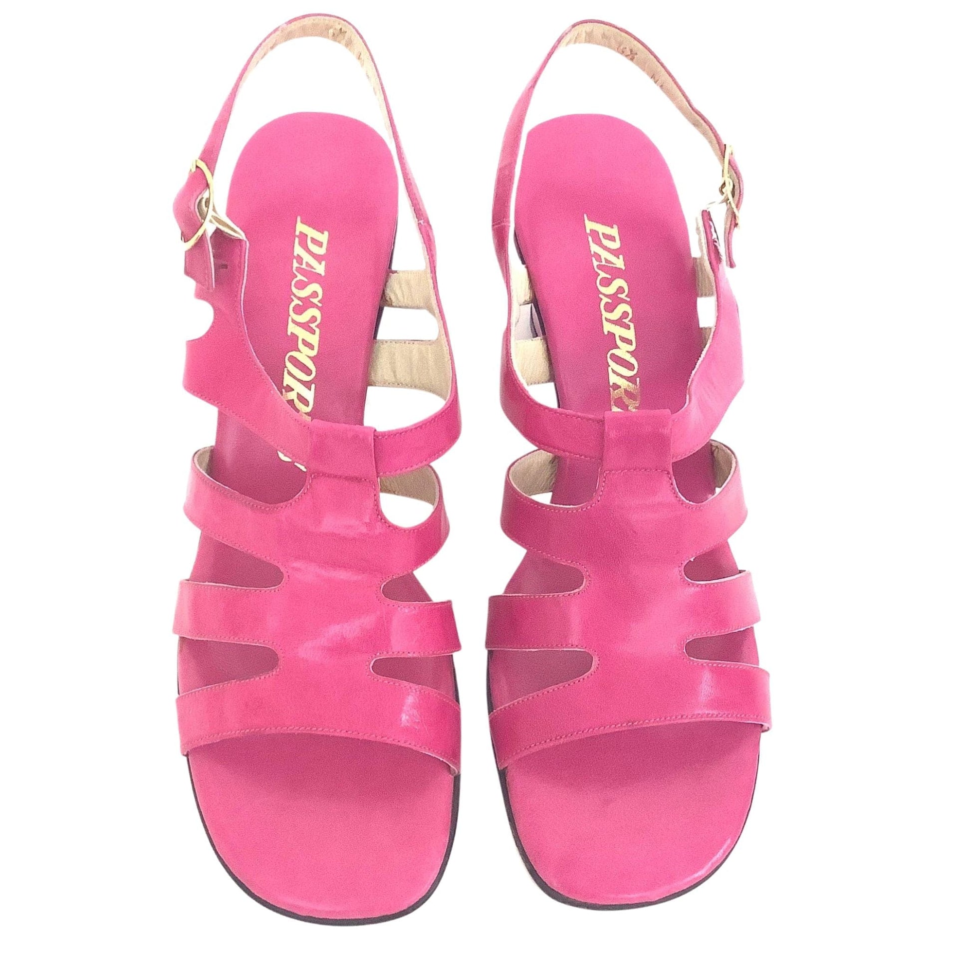 Pink Leather Sandals