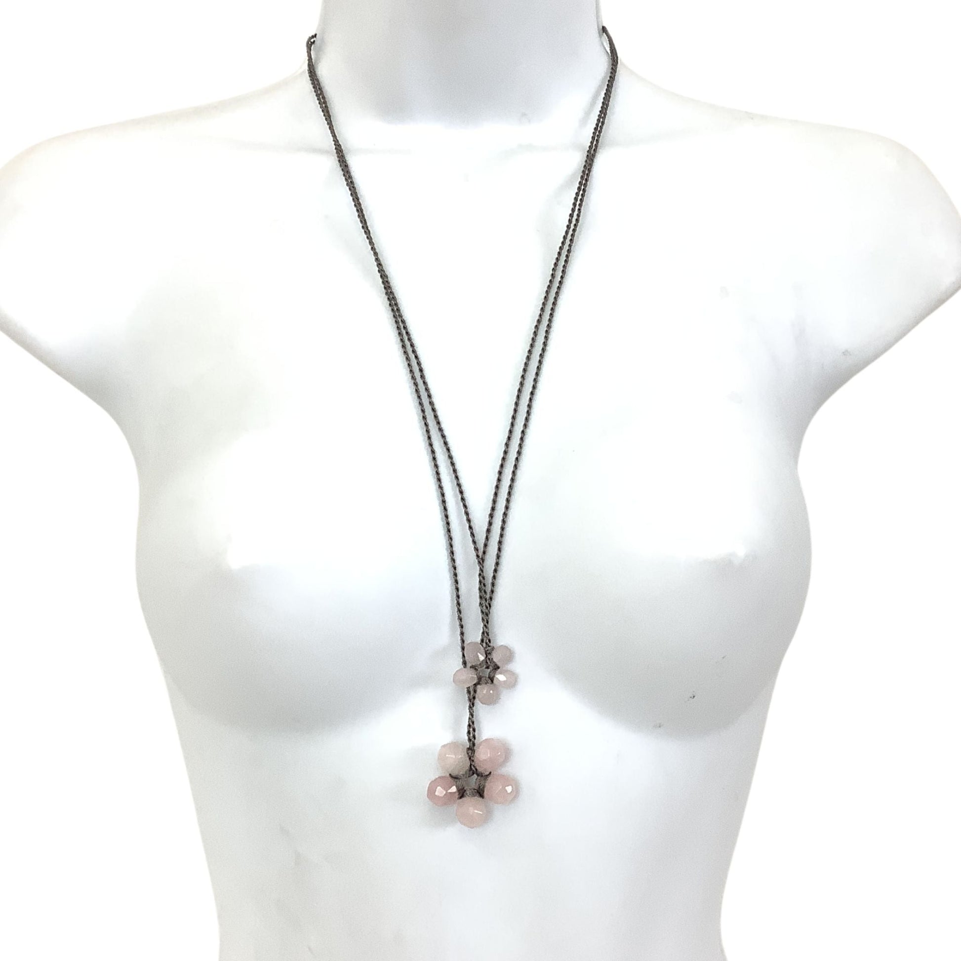 Pink Quartz Necklace