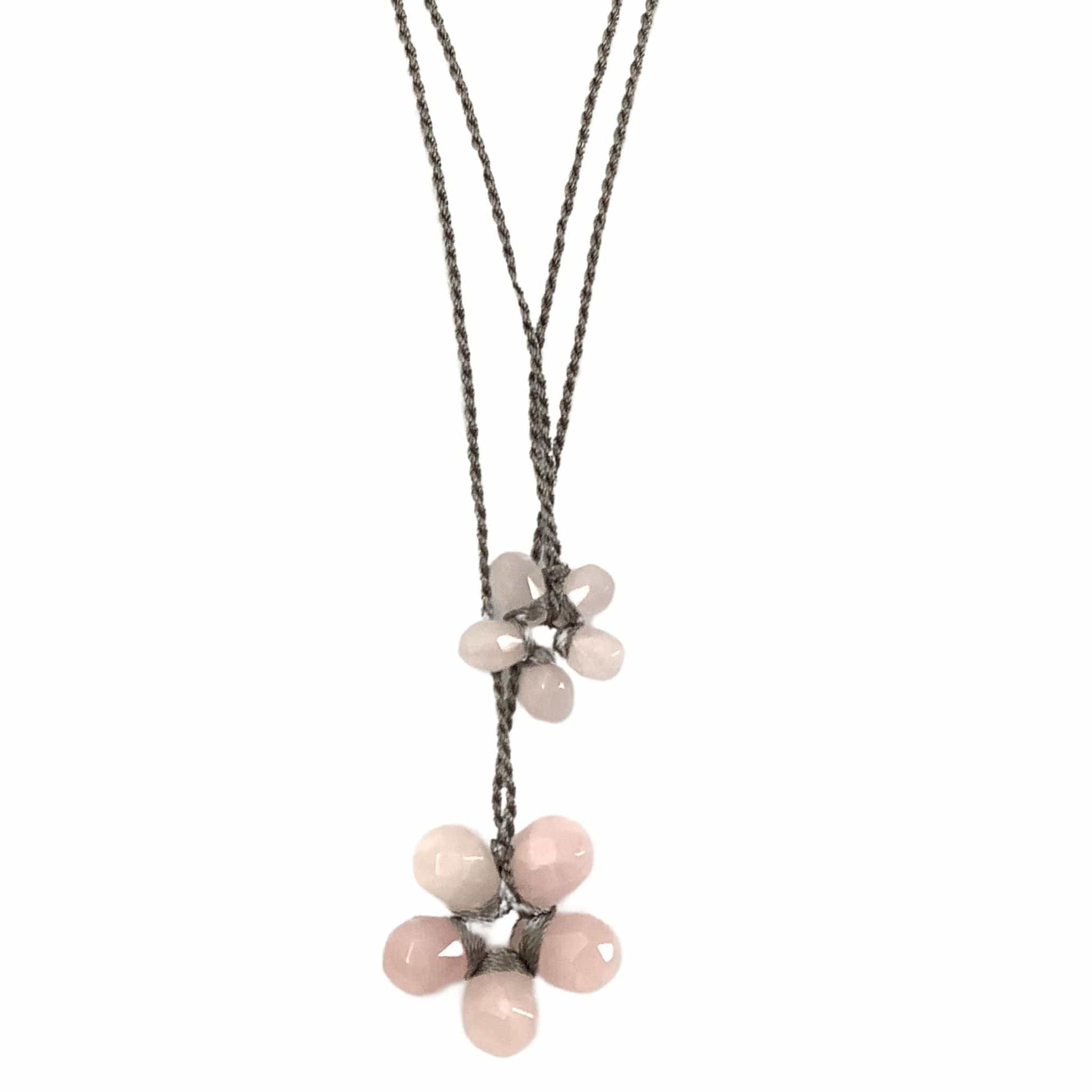 Pink Quartz Necklace