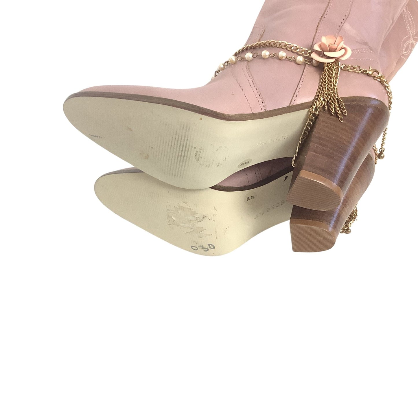 Pink Western Y2K Boots