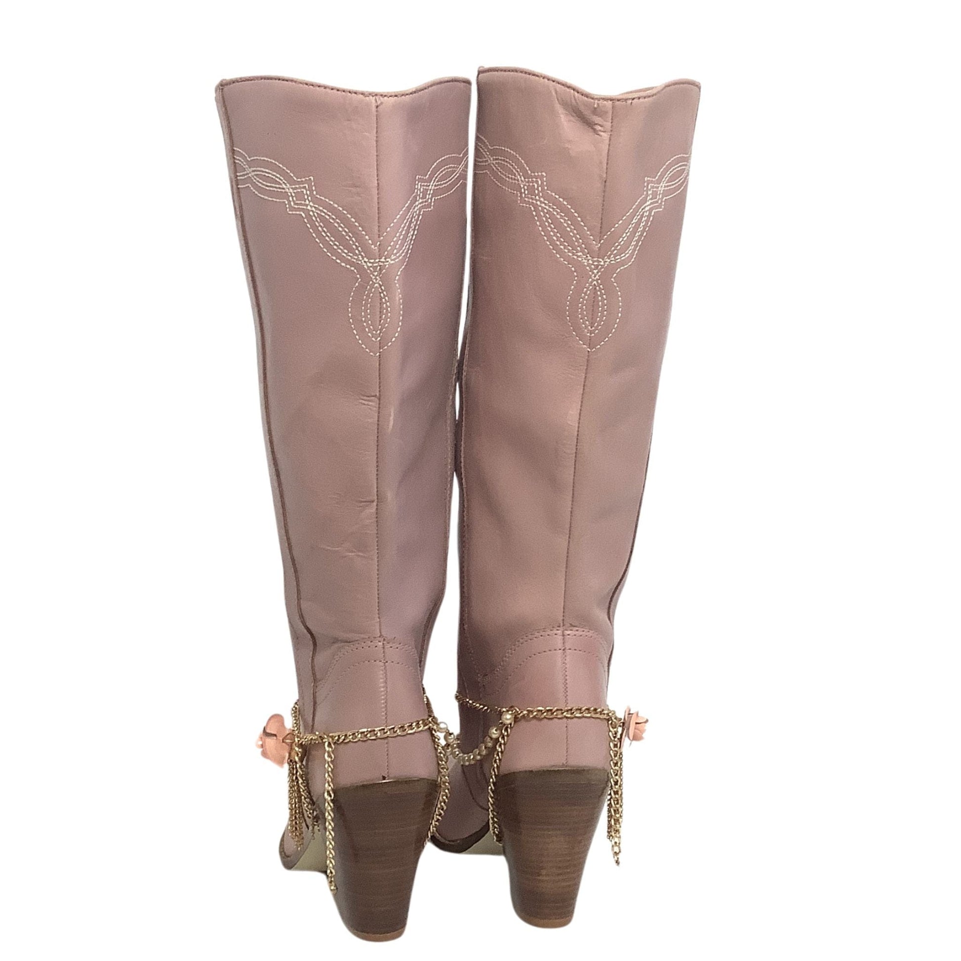 Pink Western Y2K Boots