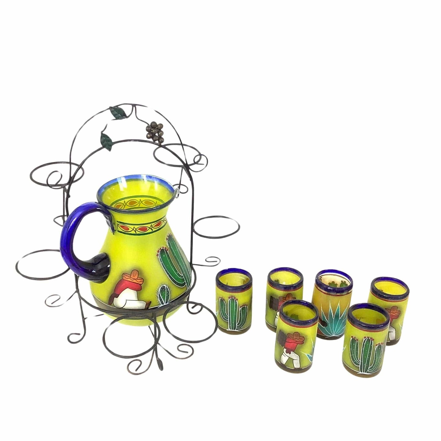 Pitcher Glass Set 1940s