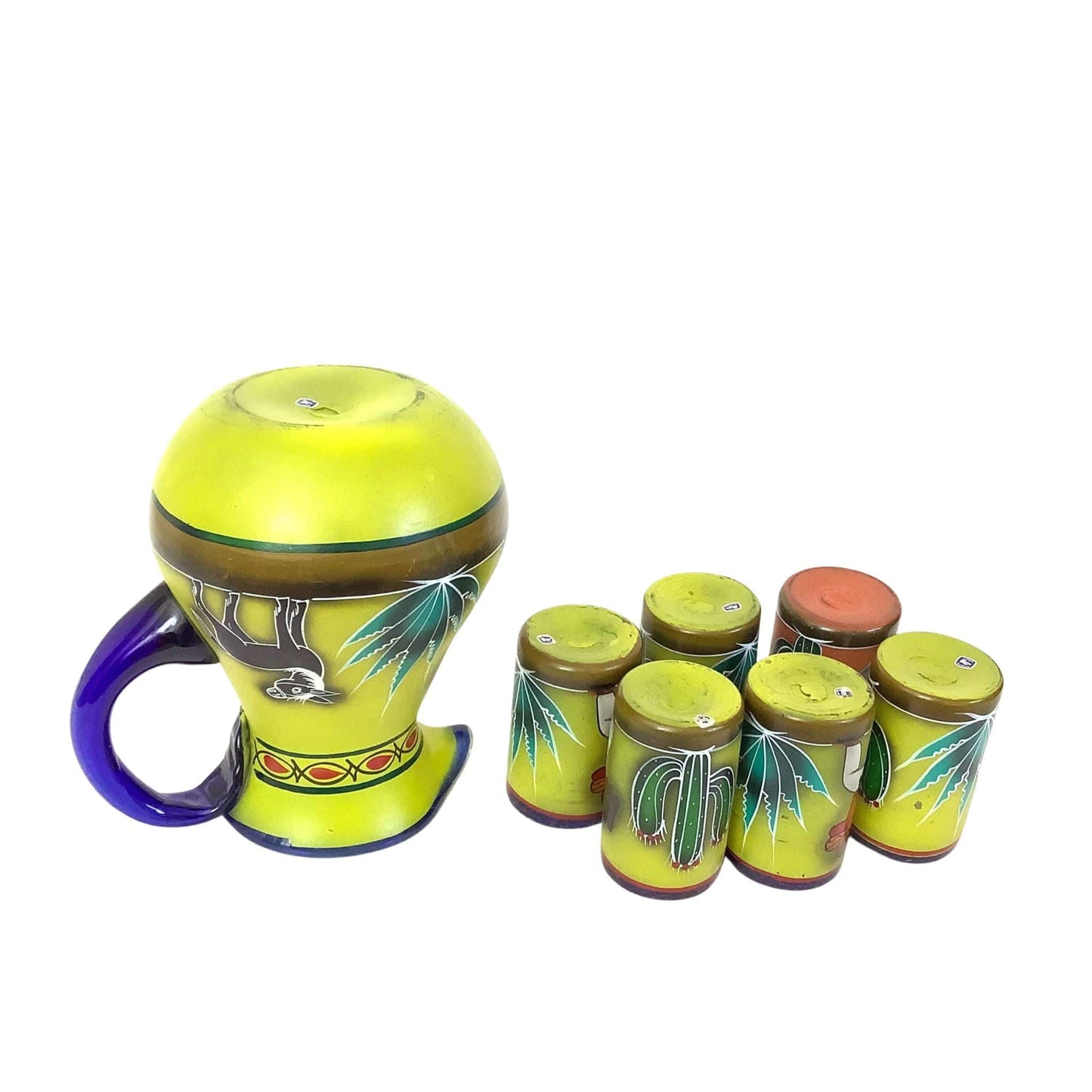 Pitcher Glass Set 1940s