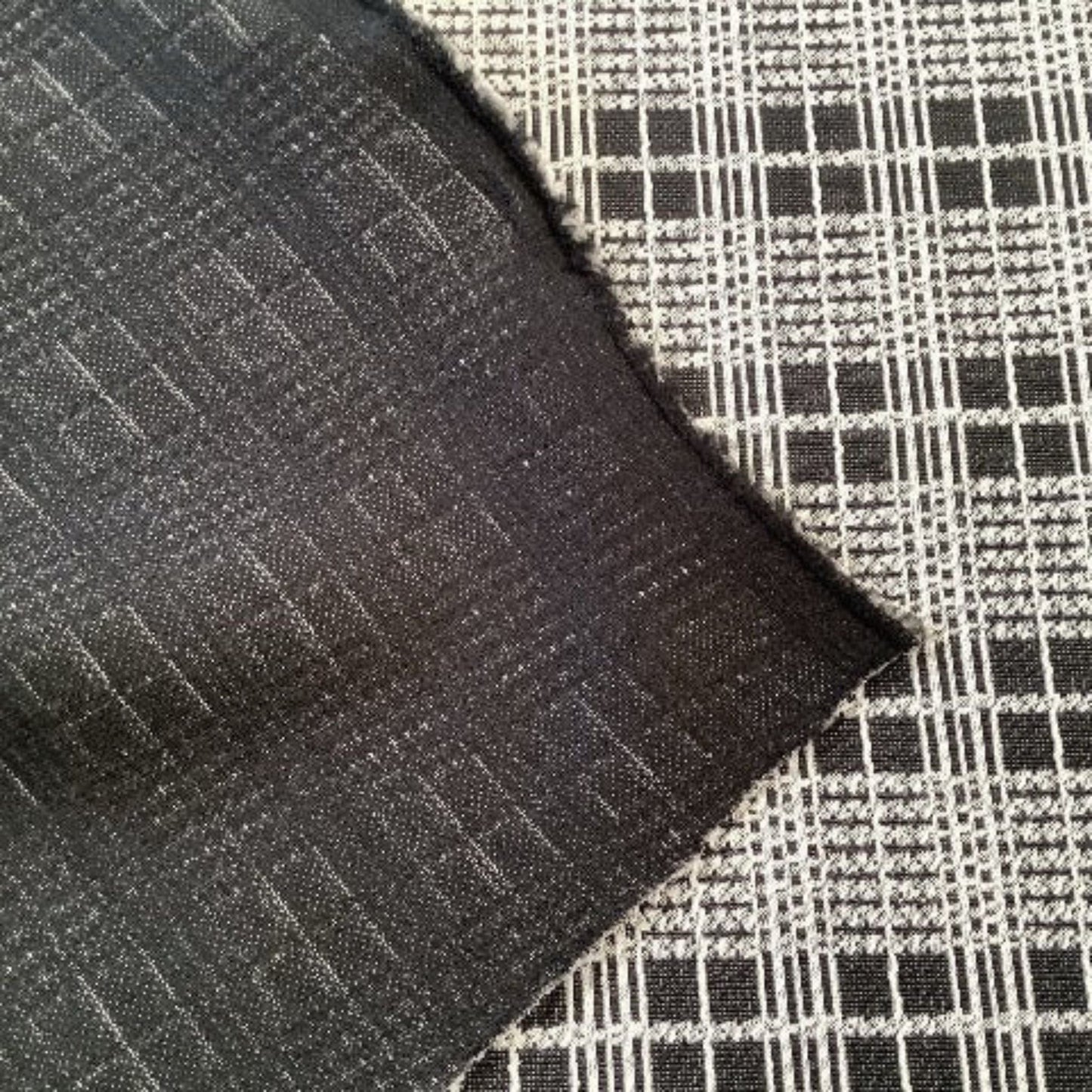 Plaid Polyester Fabric