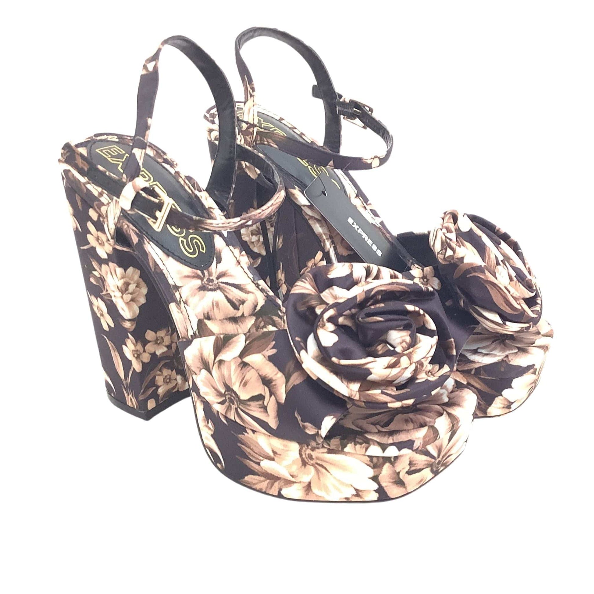 Platform Floral Shoes