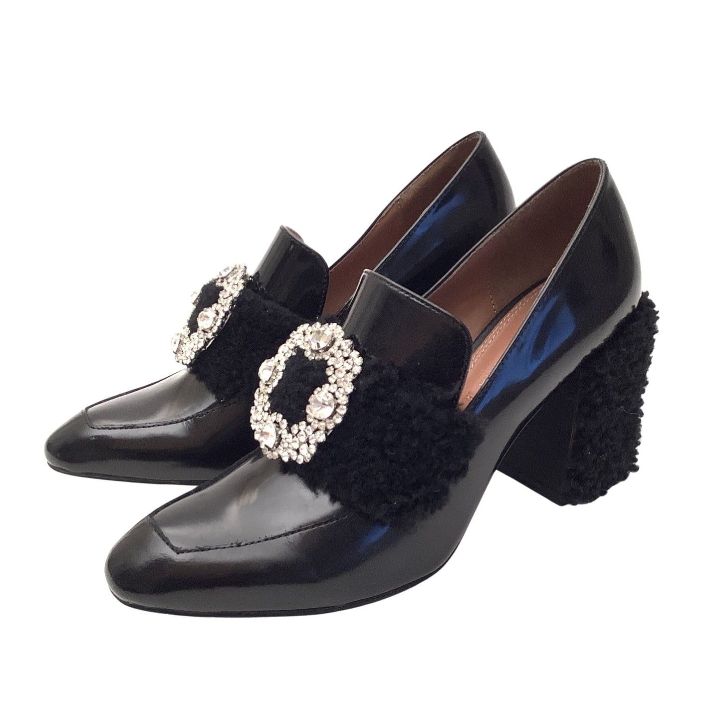 Plush Fur BCBG Y2K Heels