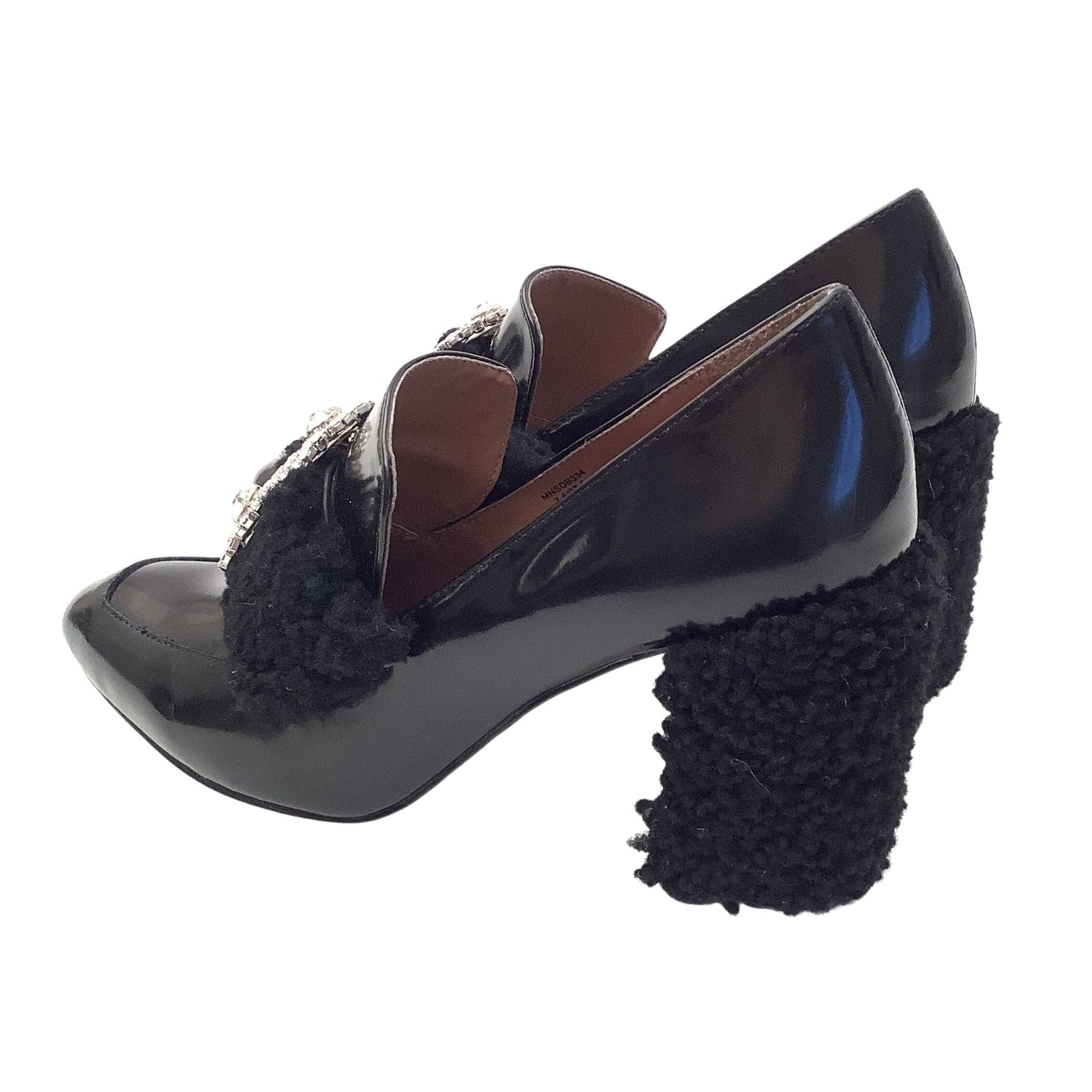 Plush Fur BCBG Y2K Heels