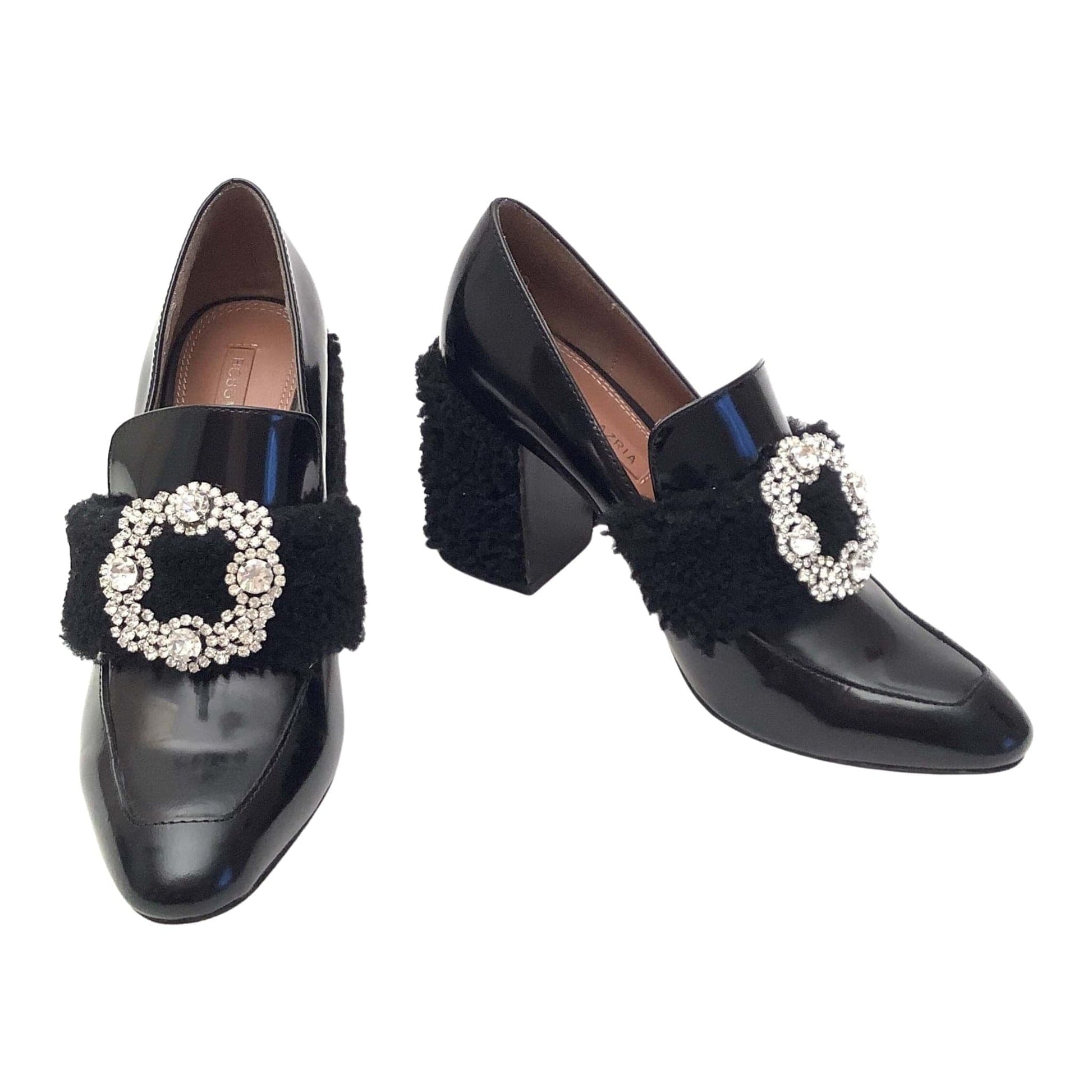 Plush Fur BCBG Y2K Heels
