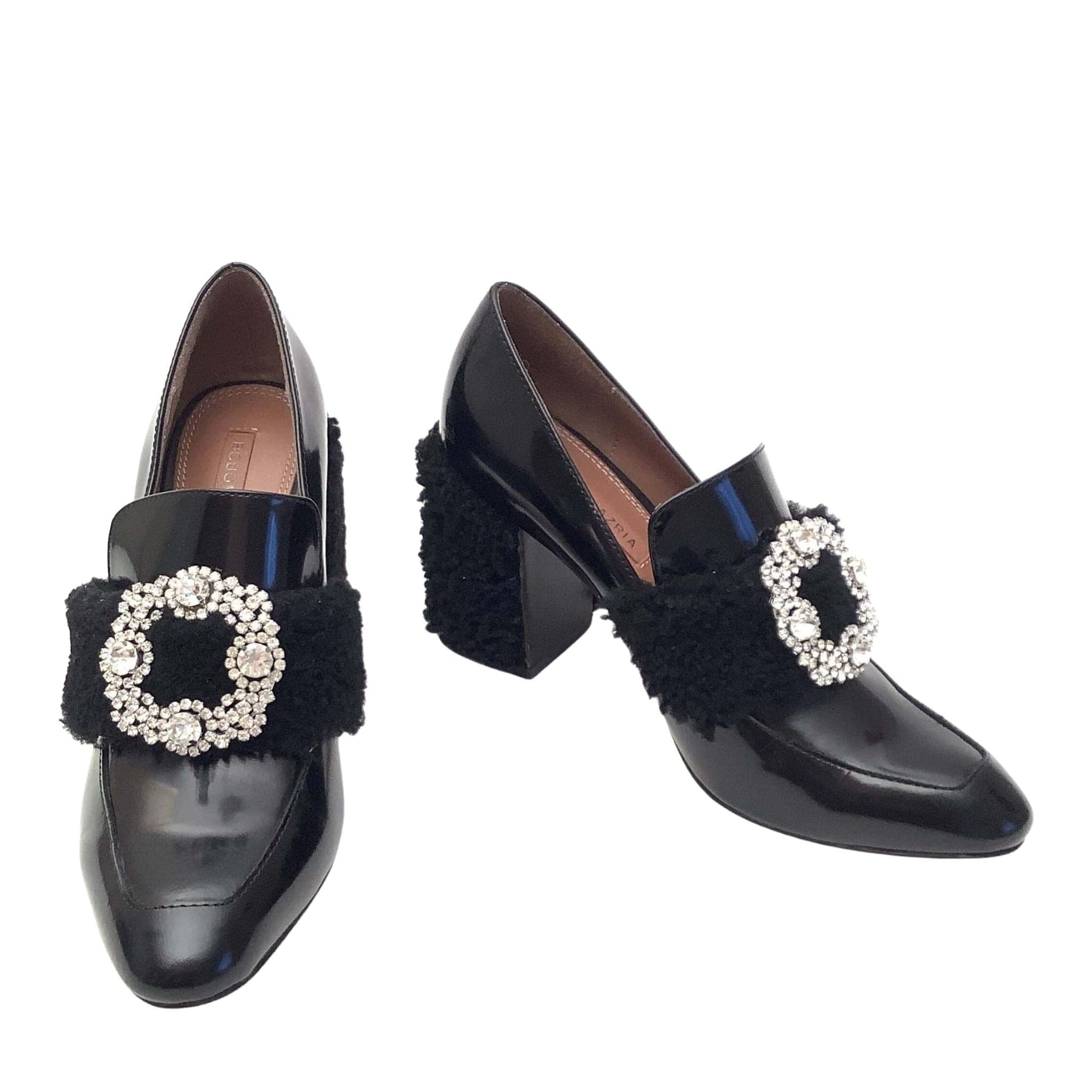 Plush Fur BCBG Y2K Heels