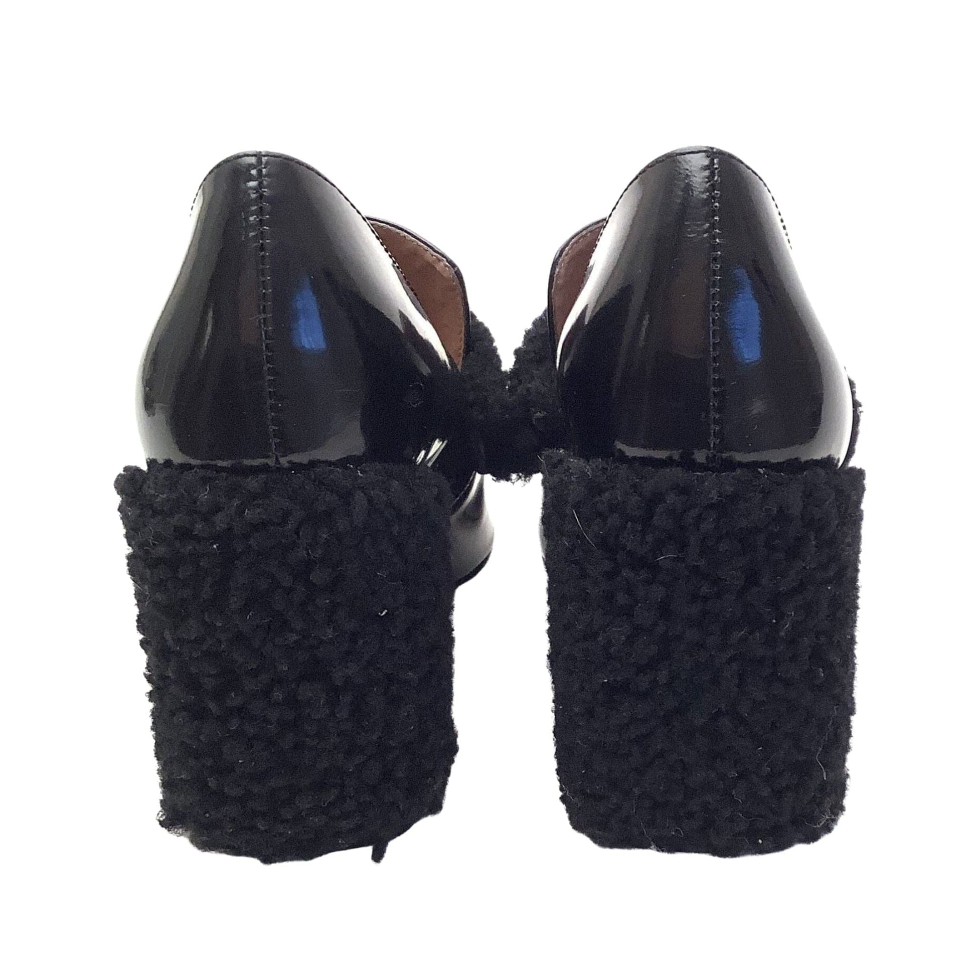 Plush Fur BCBG Y2K Heels