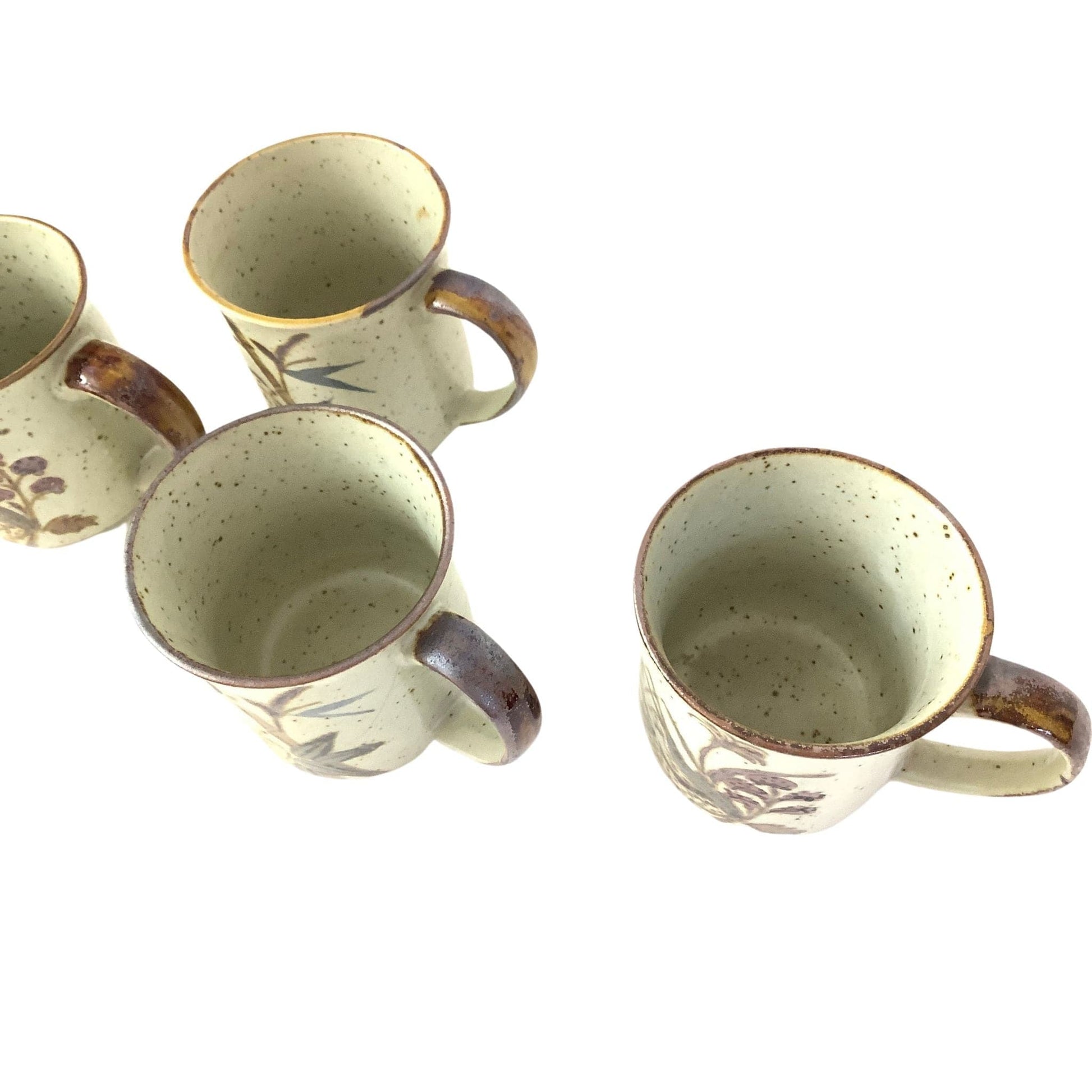 Quail Motif 1950s Mugs