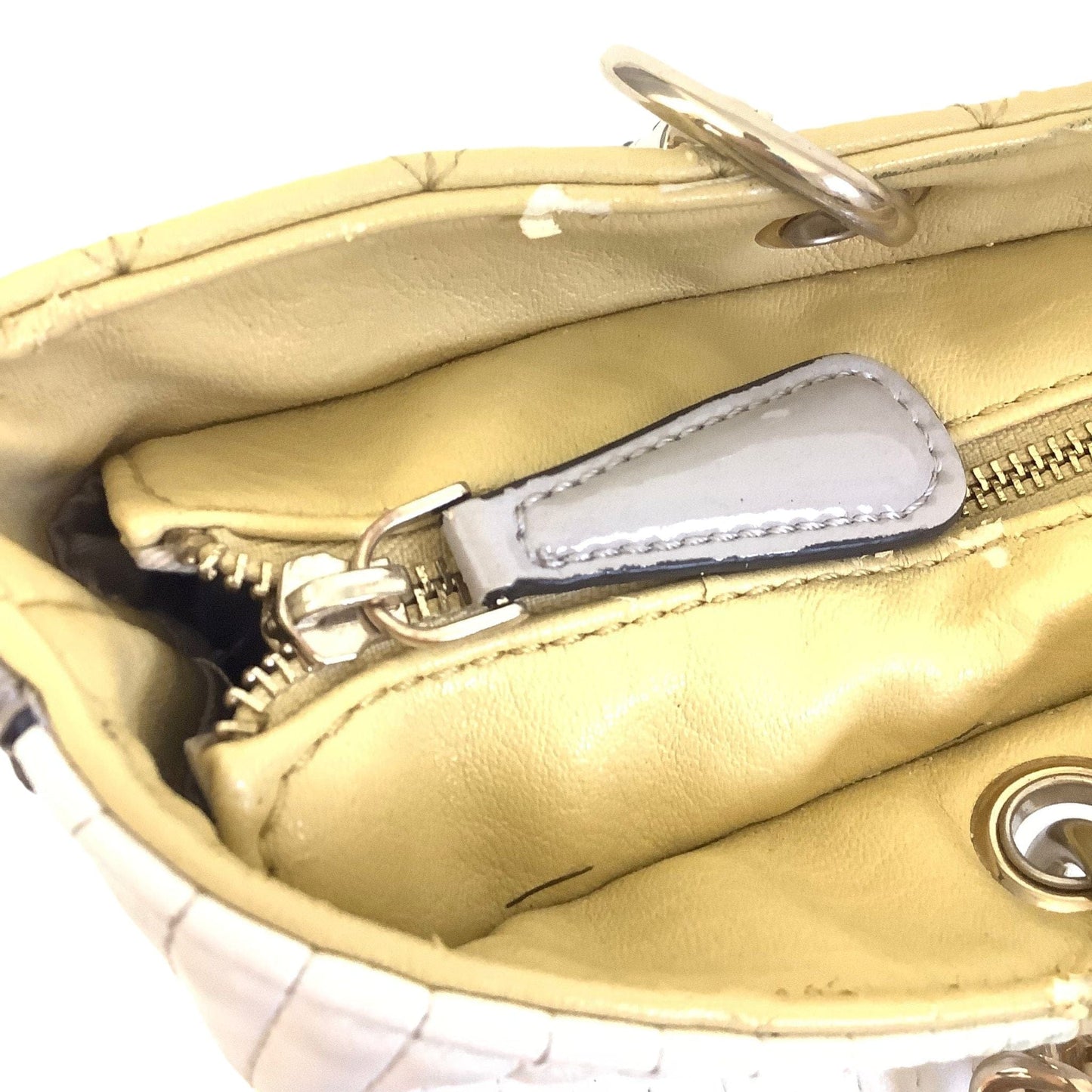 Quilted Yellow Tote Bag