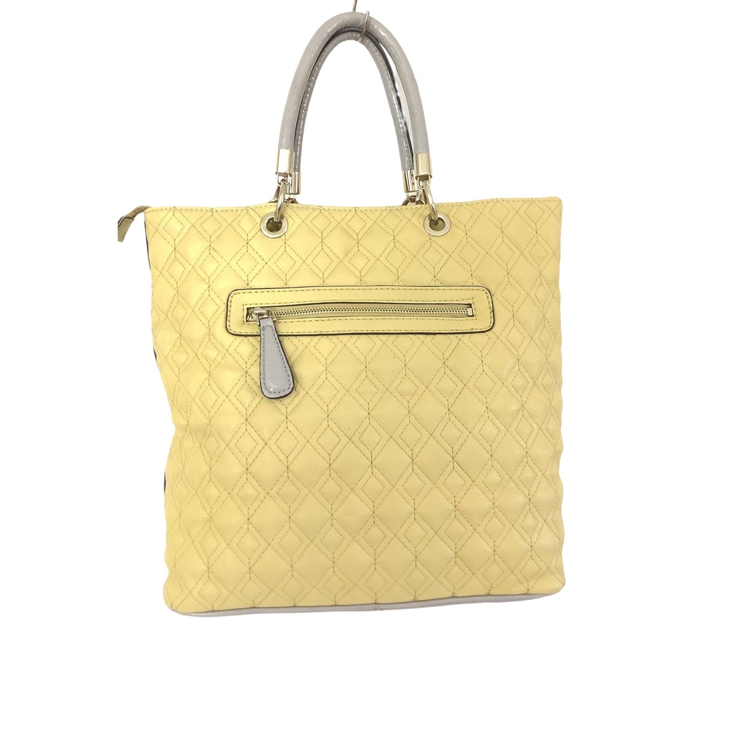 Quilted Yellow Tote Bag